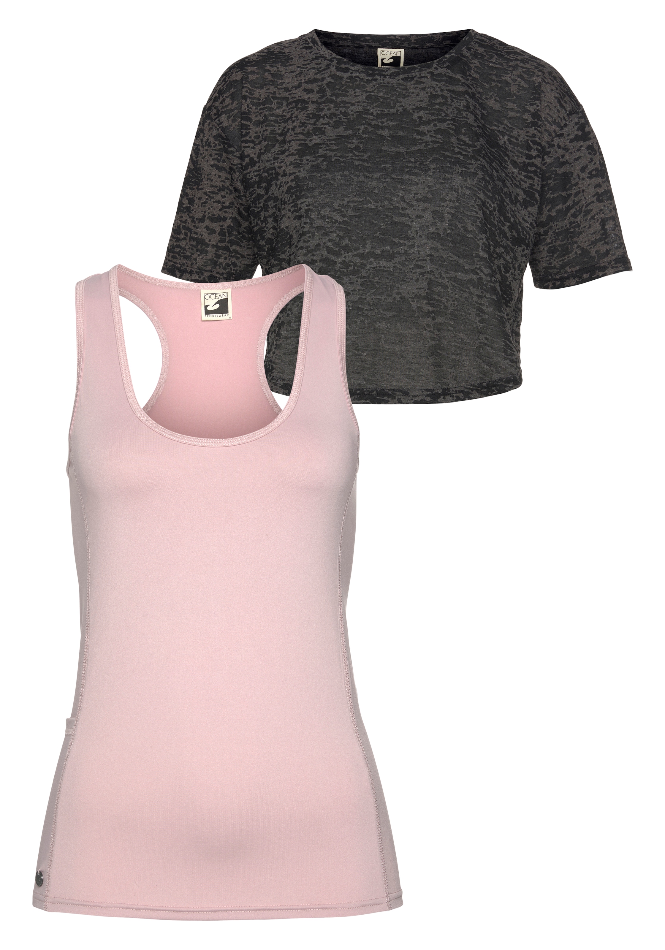tlg., Shop & (2 Top) Online »2tlg Top Shirt«, Set: mit Yogashirt OTTO bestellen im Sportswear Ocean