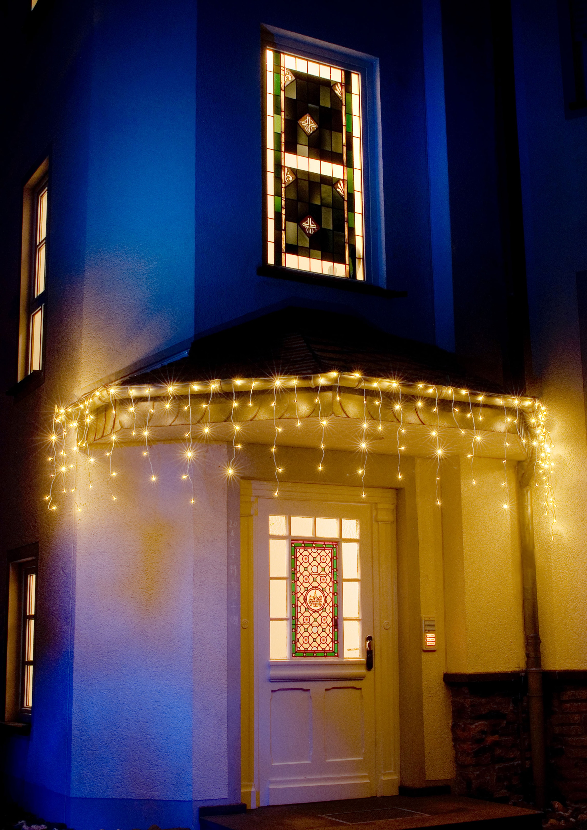 KONSTSMIDE LED-Lichtervorhang, 200 St.-flammig, LED Eisregen Lichtervorhang,  200 warm weiße Dioden bestellen im OTTO Online Shop | Lichtervorhänge
