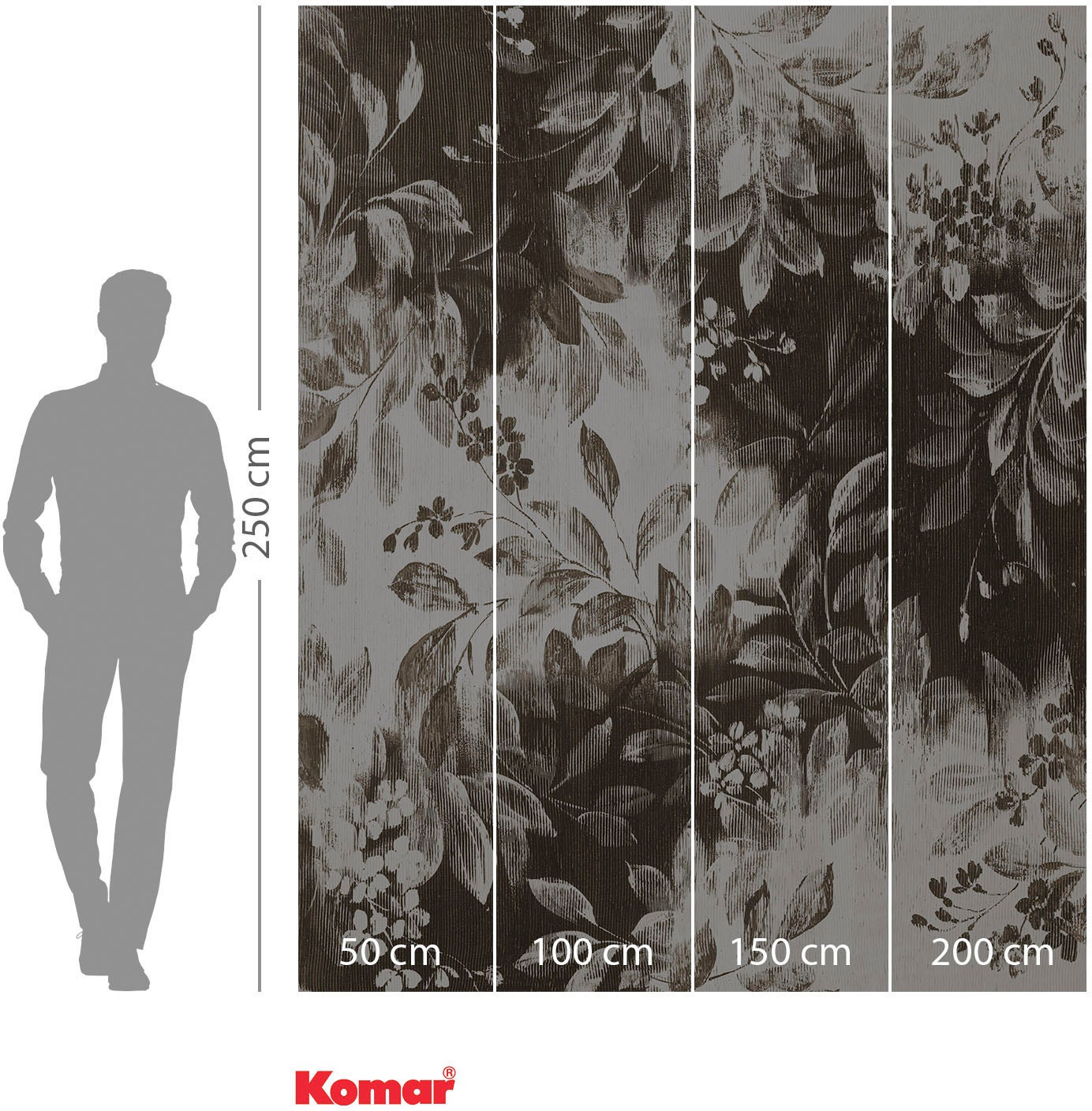 Komar Vliestapete »Digitaldruck Vlies - Modular Moiety - Größe 200 x 250 cm«, bedruckt, Wohnzimmer, Schlafzimmer