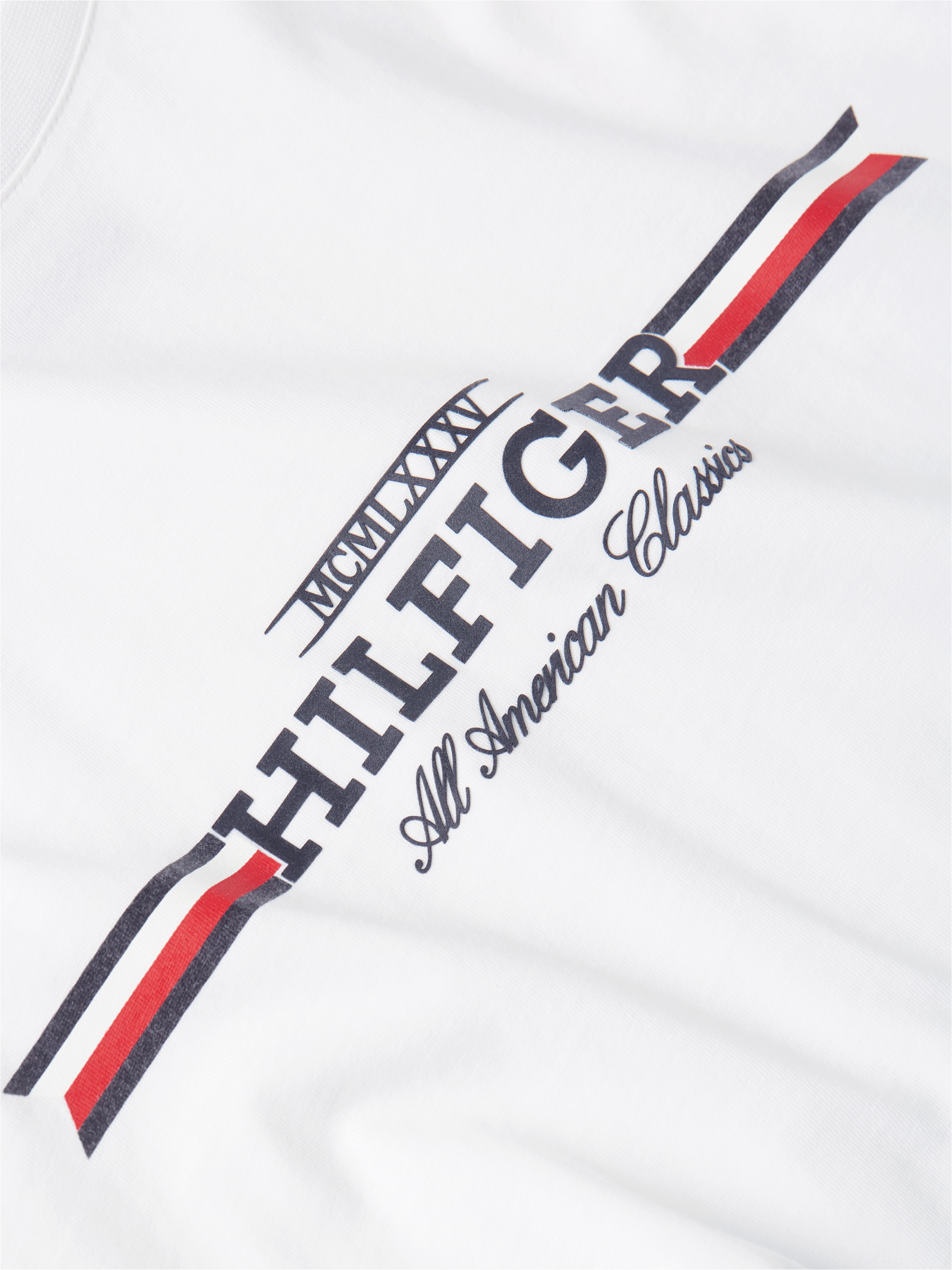 Tommy Hilfiger Rundhalsshirt »HILFIGER CHEST STRIPE TEE«