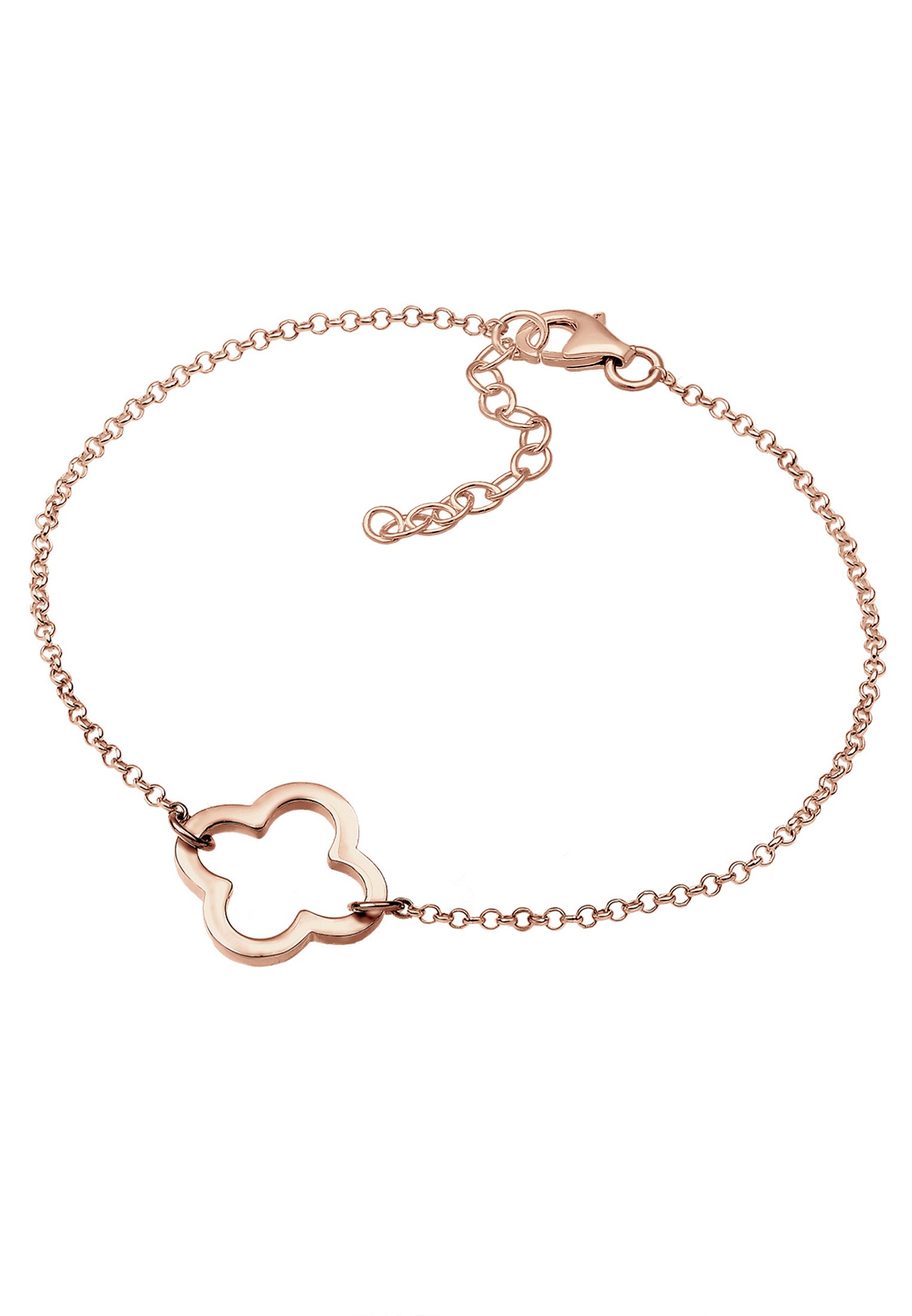 Elli Armkette »Armband Kleeblatt Glücksbringer 925 Silber«