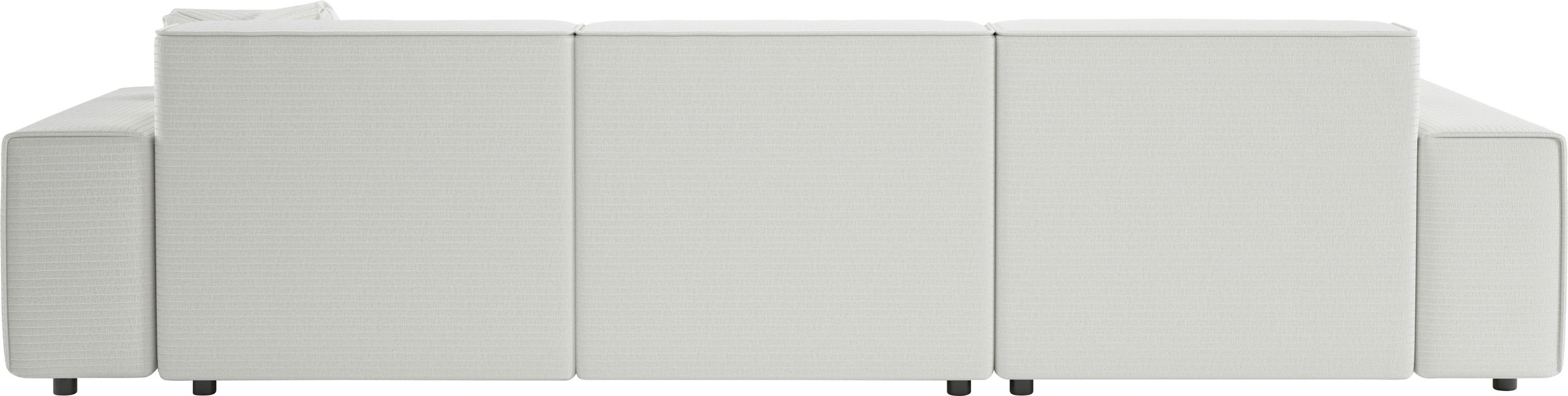 andas Ecksofa »Glimminge auch in Breitcord, Feincord, Bouclé + Easy care-Bezug«, L-Form, Breite 294, Zierkissen