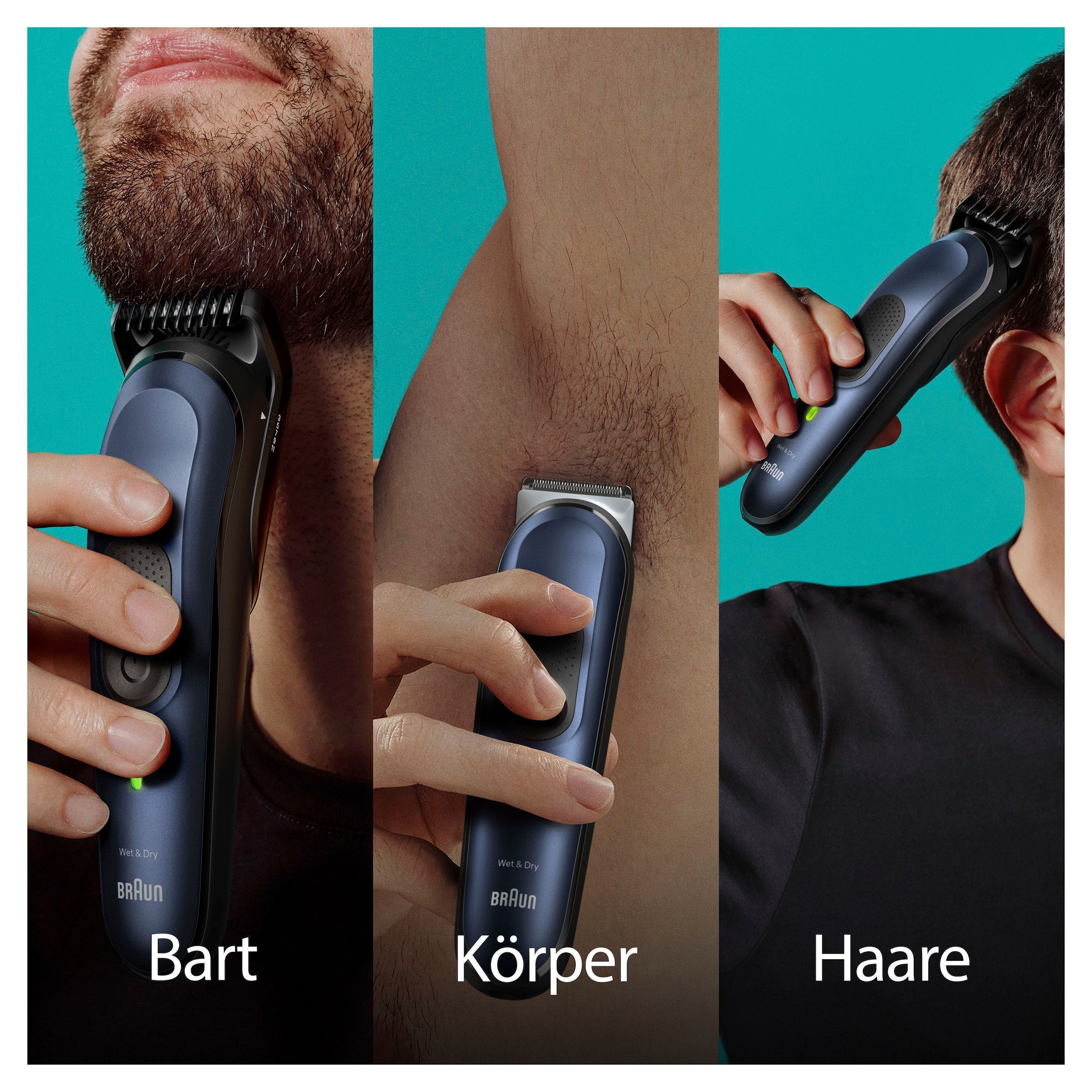 Braun Haarschneider »All-In-One Styling Set MGK7421«, Wasserdicht, 10-in-1 Barttrimmer