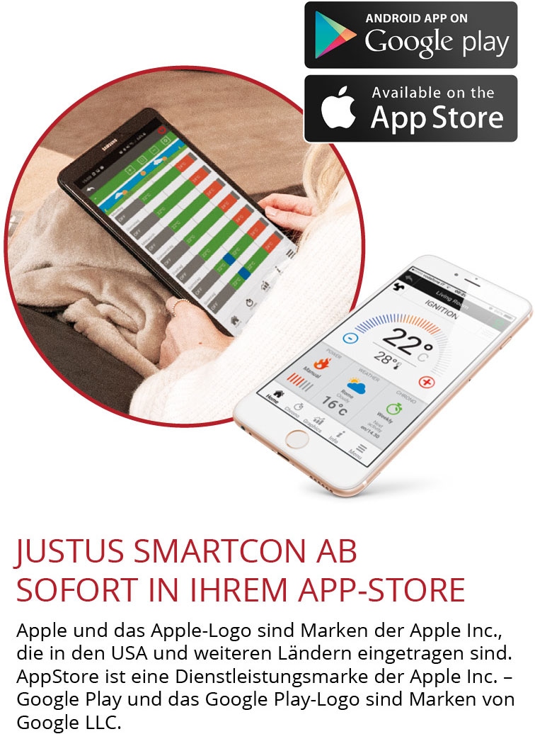 JUSTUS Pelletofen »Sirkos Aqua 2.0« 1 Stk. tlg.