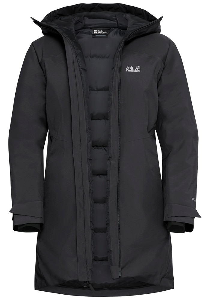 Jack Wolfskin Daunenjacke »ICECAPE 2L DOWN INS JKT W RDS«, mit Kapuze