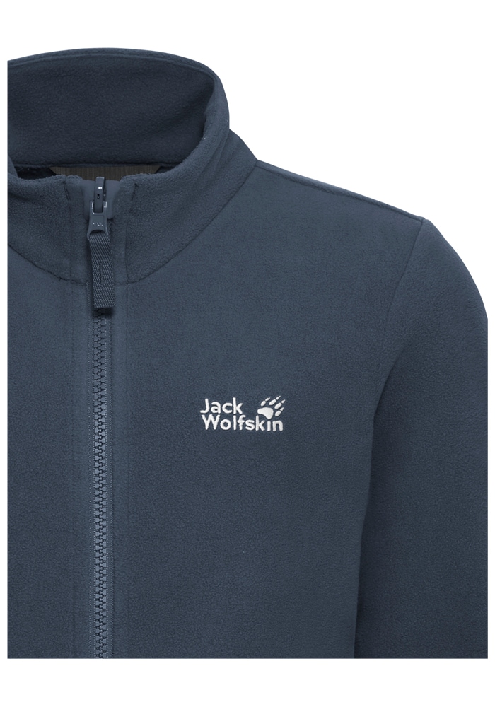 Jack Wolfskin Fleecejacke »TAUNUS 100 FZ K« Winddicht, atmungsaktiv, Übergangsjacke