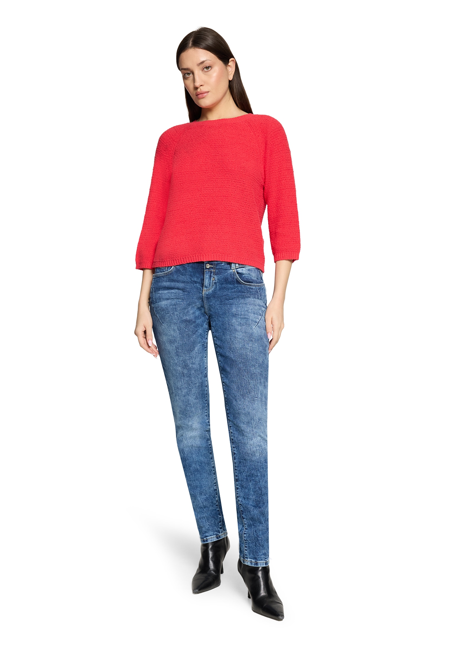 Cartoon Strickpullover »Strickpullover mit Rundhalsausschnitt«