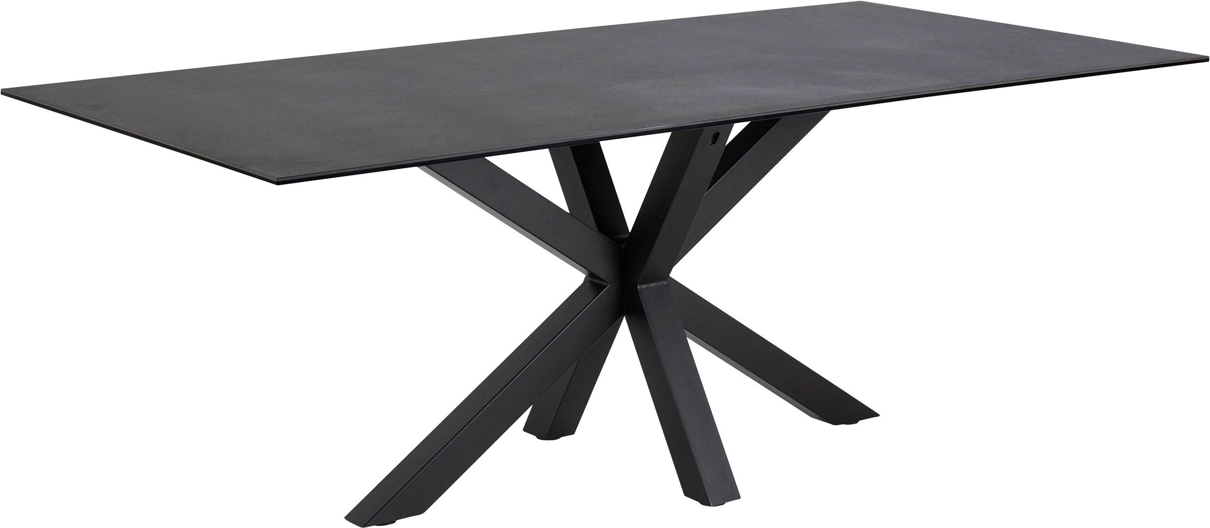 schwarzen mit Esstisch »Hanna«, 200 cm ACTONA Breite OTTO bei einer Tischplatte, Keramik-Optik GROUP