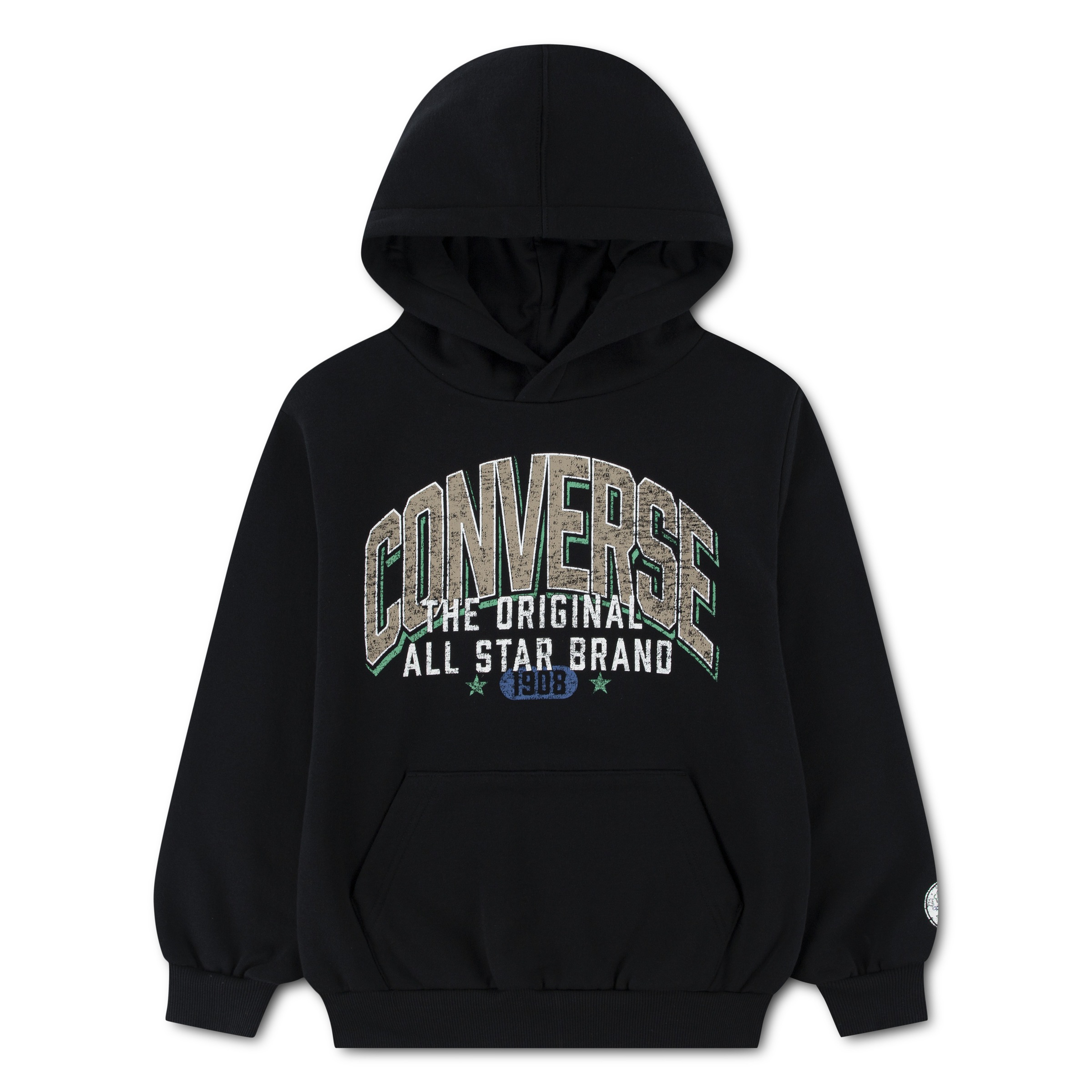 Converse Kapuzensweatshirt »CNVB VARCITY LAYERED HOODIE«, mit warmem Fleece-Material, für Kinder, aus Baumwolle und Polyester
