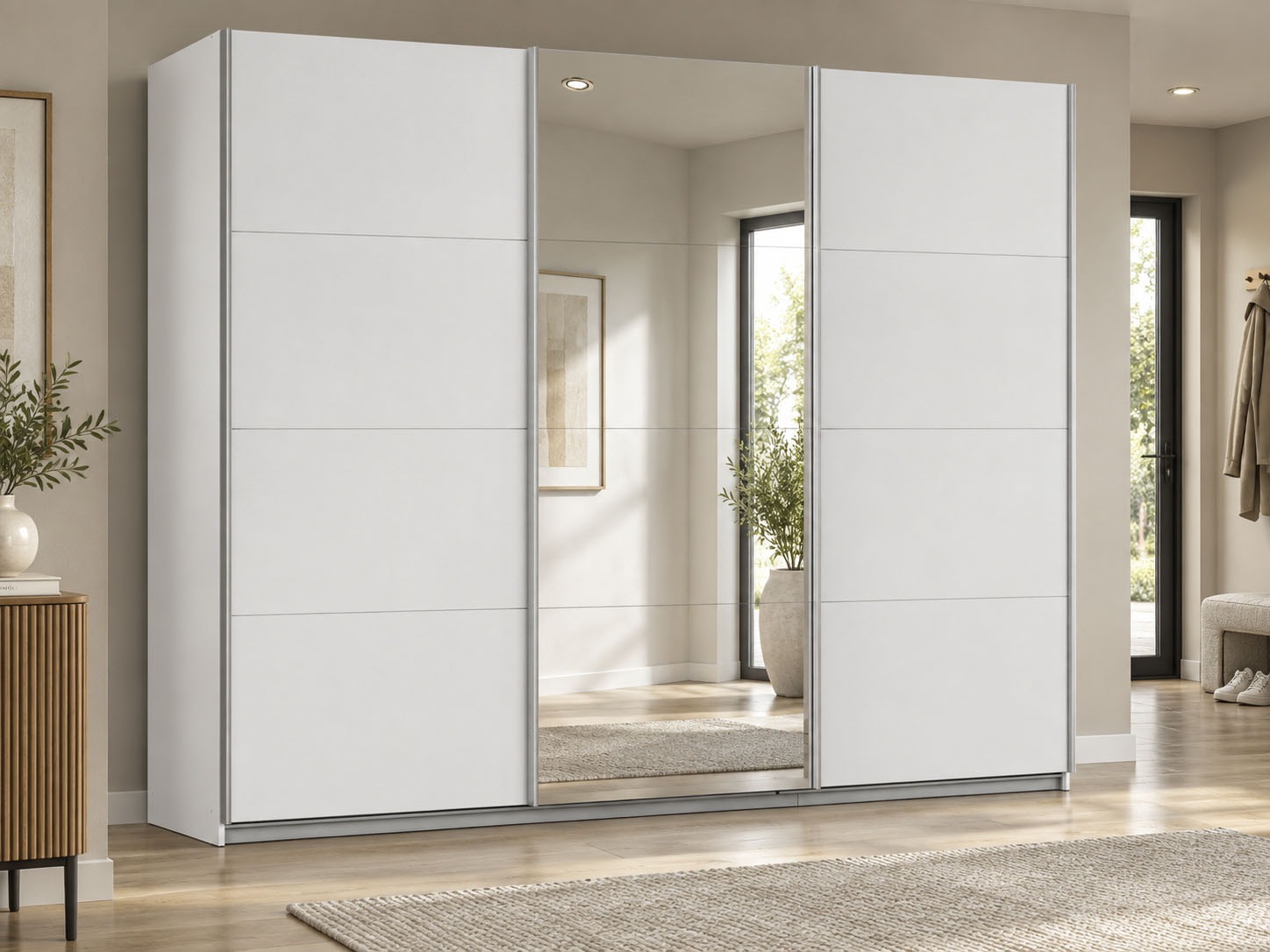 OTTO home Kleiderschrank »Schrank Schlafzimmerschrank Garderobe Stauraum Wäscheschrank CORTONA« zeitloser Kleiderschrank mit CLASSIC-Zubehörpaket MADE IN GERMANY