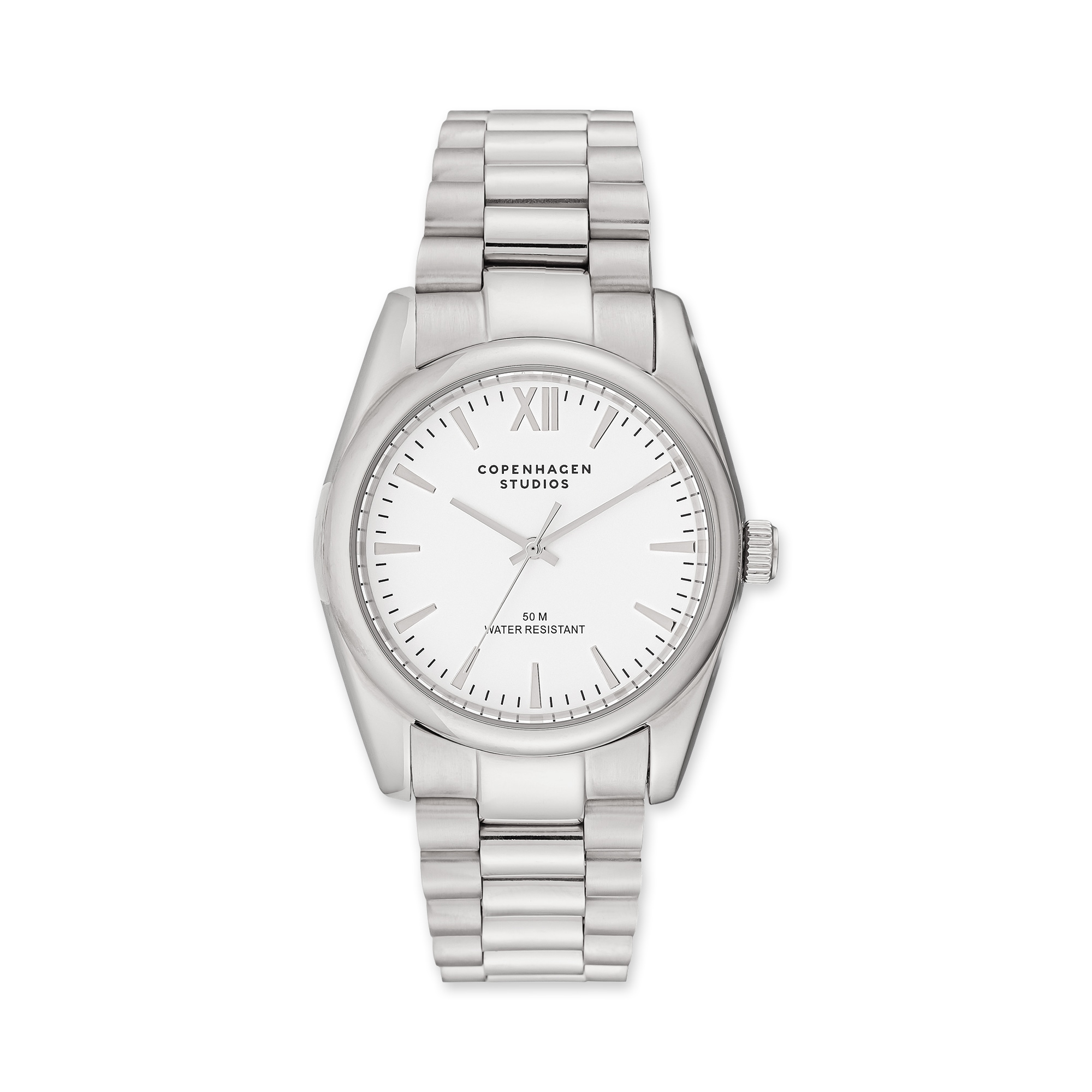 Copenhagen Studios Quarzuhr »Classic Round Watch« Armbanduhr, Damenuhr, Edelstahlarmband, analog