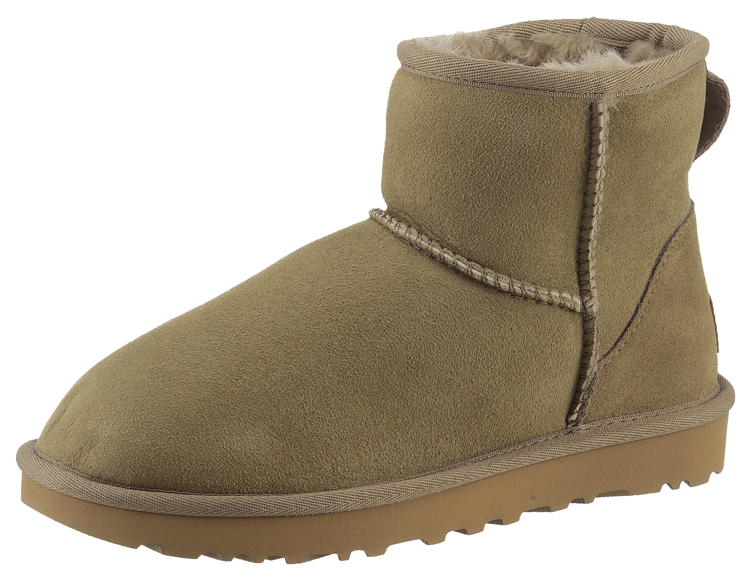 UGG Winterboots »Classic Mini 2«, Snowboots, Winterstiefel, Schlupfstiefel mit Lammfell, Weite schmal