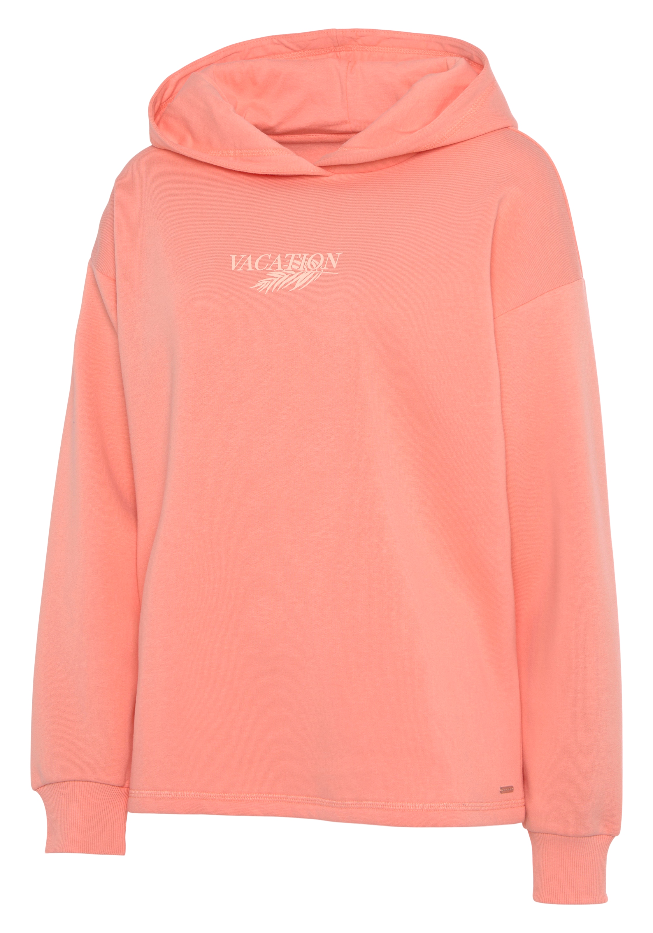 LASCANA Hoodie, (1 tlg.), Kapuzensweatshirt, Loungeshirt mit Frontprint, Loungewear