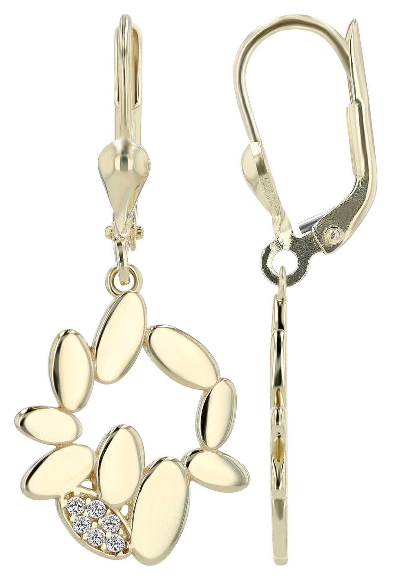 Adelia´s Kettenanhänger »Damen Anhänger aus 333 Gold mit Zirkonia«