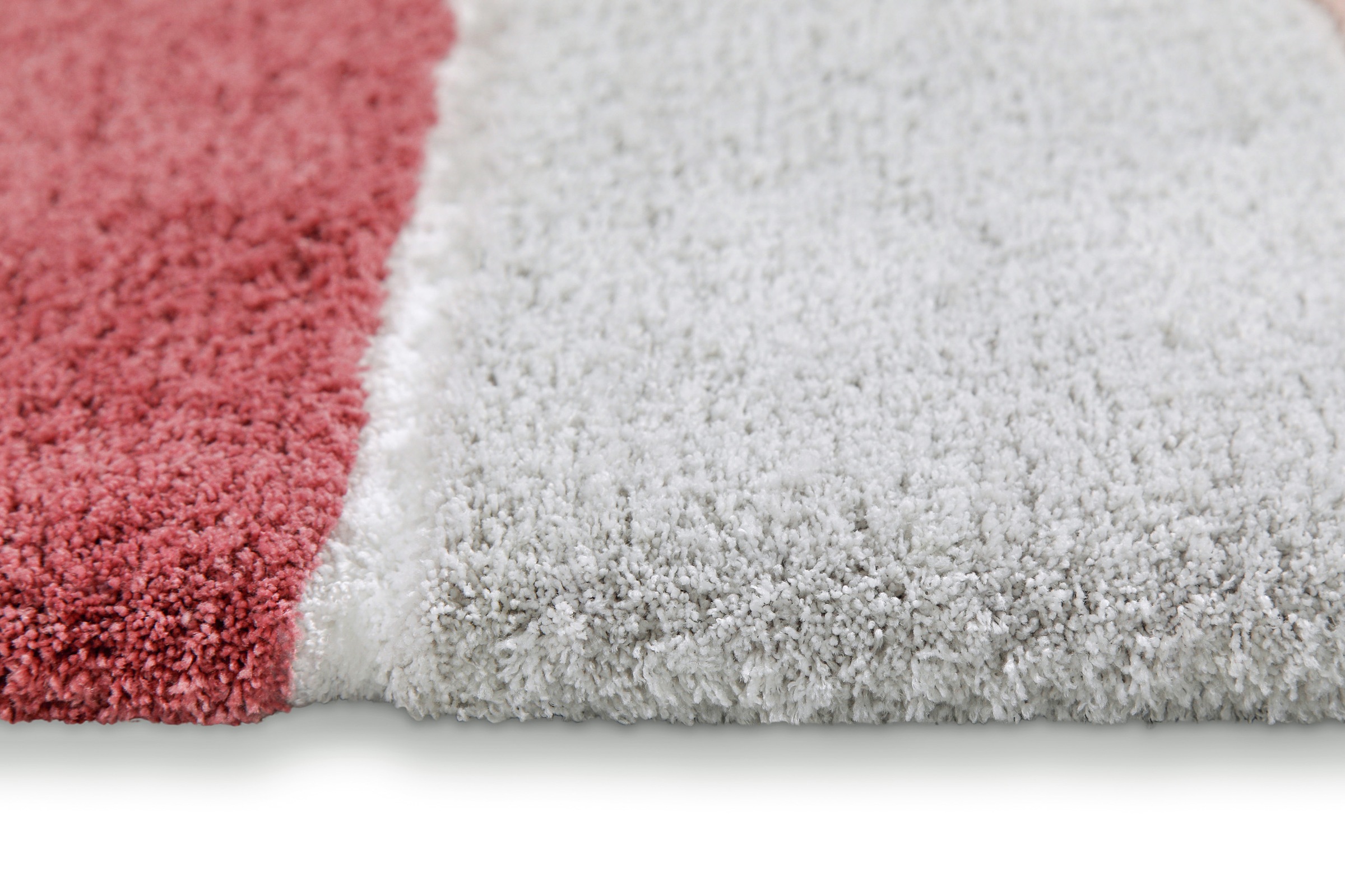 Homie Living Badematte »Rio Marina« Höhe 30 mm rutschhemmend beschichtet fußbodenheizungsgeeignet | schnell trocknend flauschiger Badteppich, modern gestreift, waschbar, Badezimmerteppich