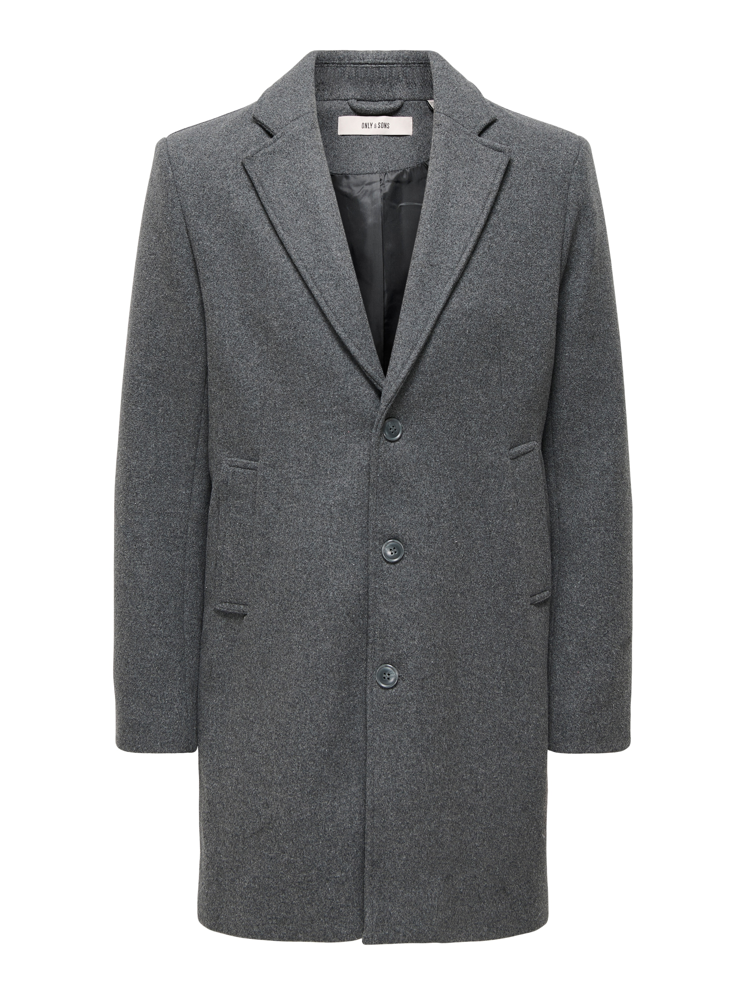 ONLY & SONS Langmantel »ONSMATTHEW WOOL COAT OTW NOOS«, mit Wolle

