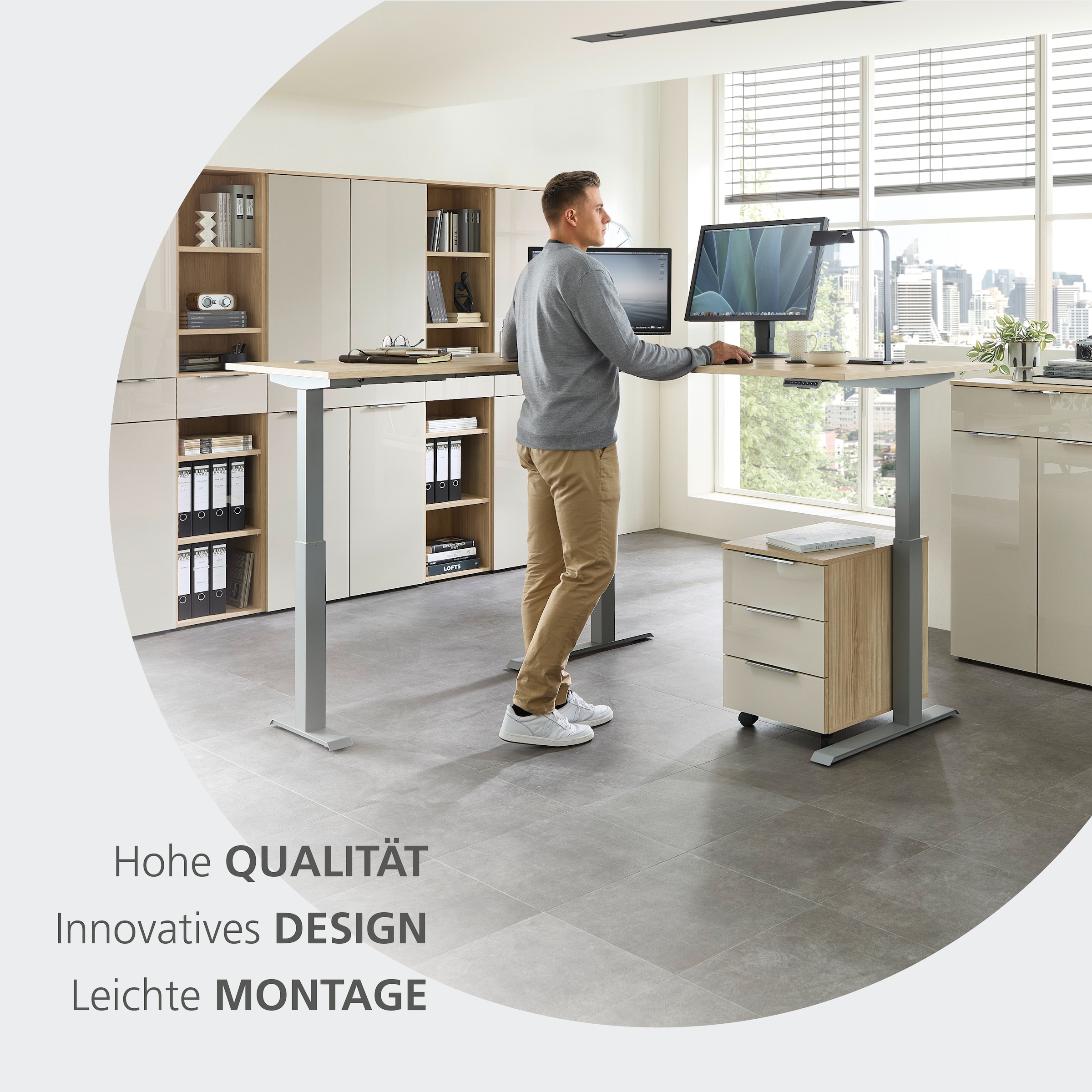 Innostyle Rollcontainer »Santorin« 1 Stk. tlg. Rollen teilweise mit Bremse