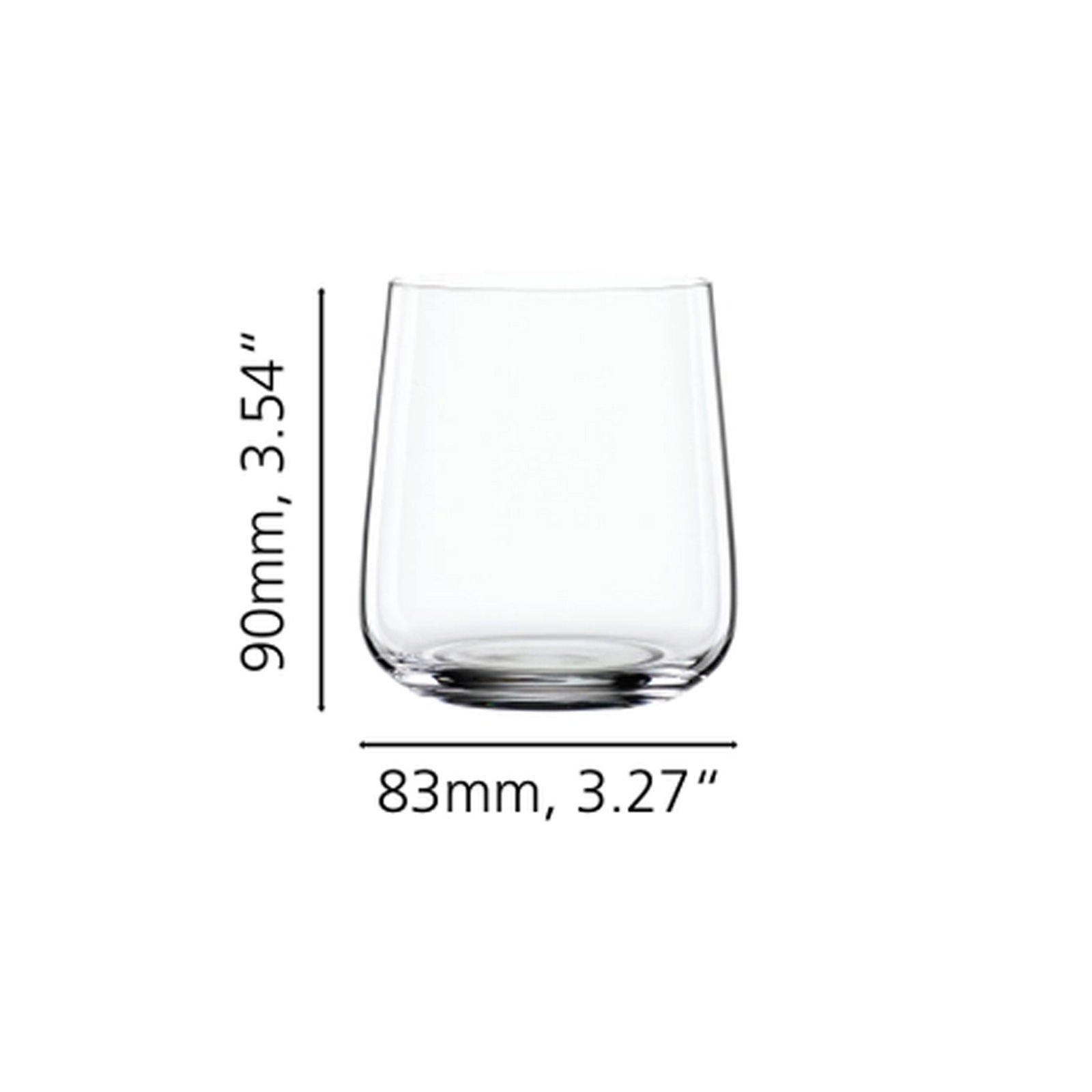 SPIEGELAU Glas, Trinkbecher »Style«, 340 ml, 4er Set