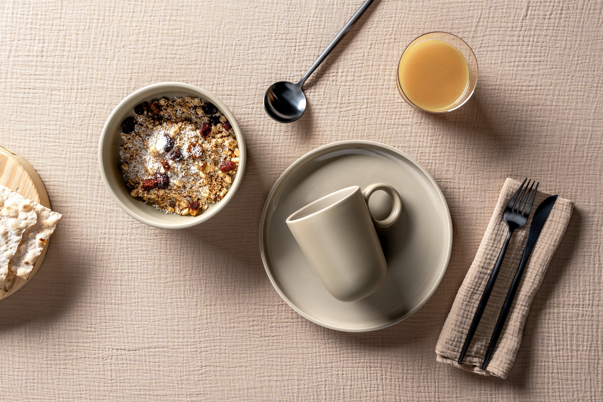 LEONARDO Geschirr-Set »ROMA, Geschirrset, 6-teilig« Frühstücks Set, Service, spülmaschinengeeignet