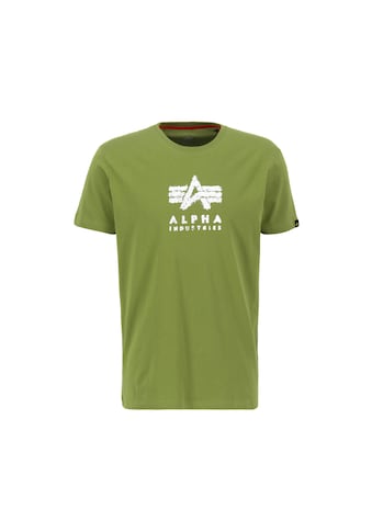 T-Shirt »ALPHA INDUSTRIES Men - T-Shirts Grunge Logo T«
