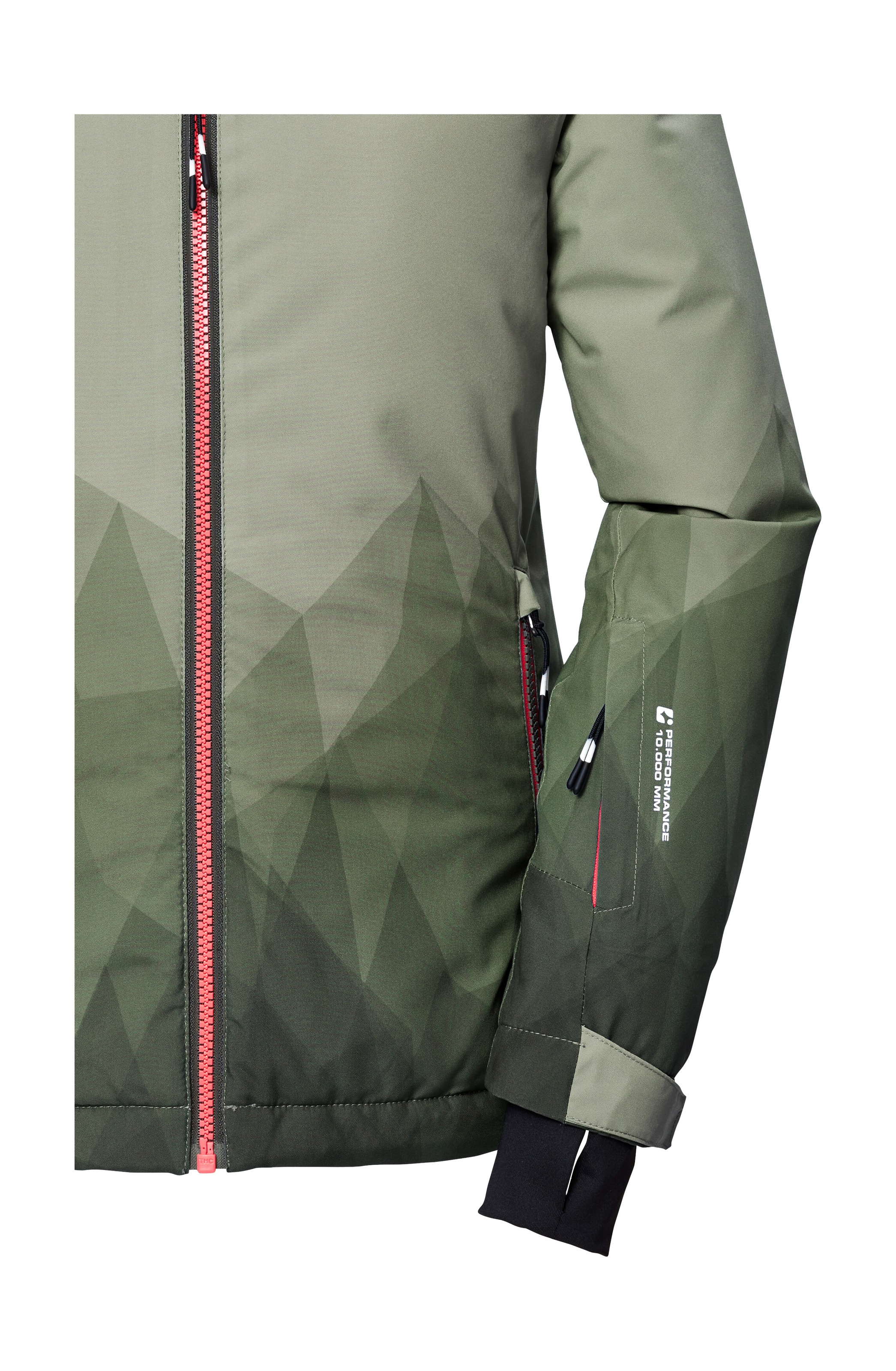 Killtec Skijacke »KSW 328 GRLS SKI JCKT«, Wasser- und winddichte Mädchen-Winterjacke mit verstellbarer Kapuze