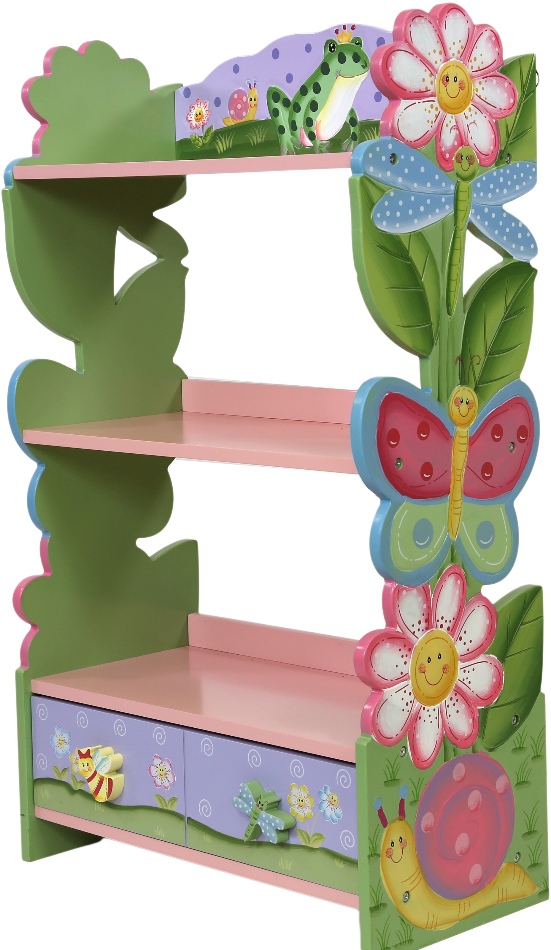 FantasyFields® Bücherregal »Magic Garden«, mit handbemaltem Zaubergarten-Motiv