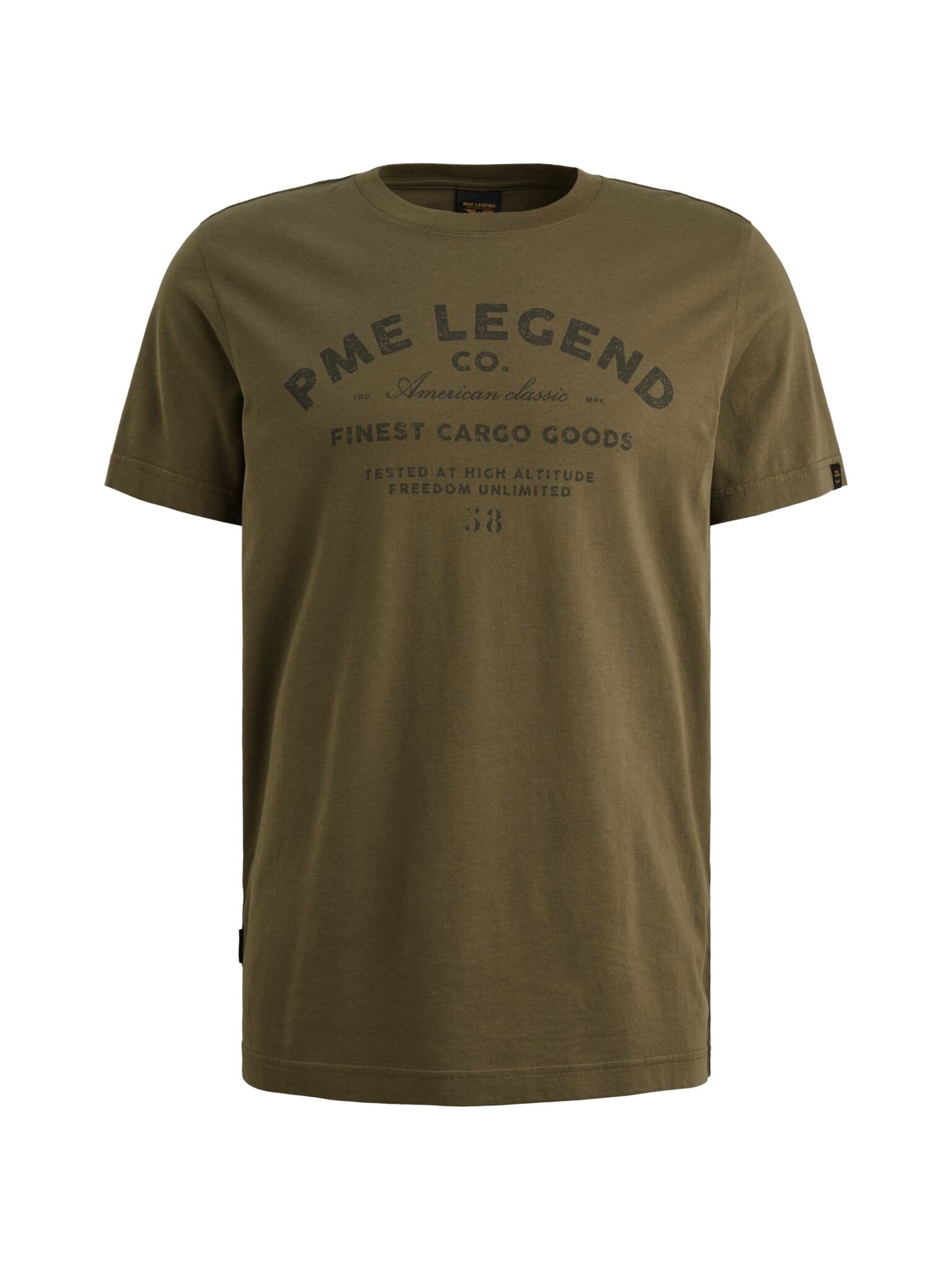 PME LEGEND T-Shirt »Short Sleeve Play Single Jersey Graphic« aus reiner Baumwolle, Rundhals