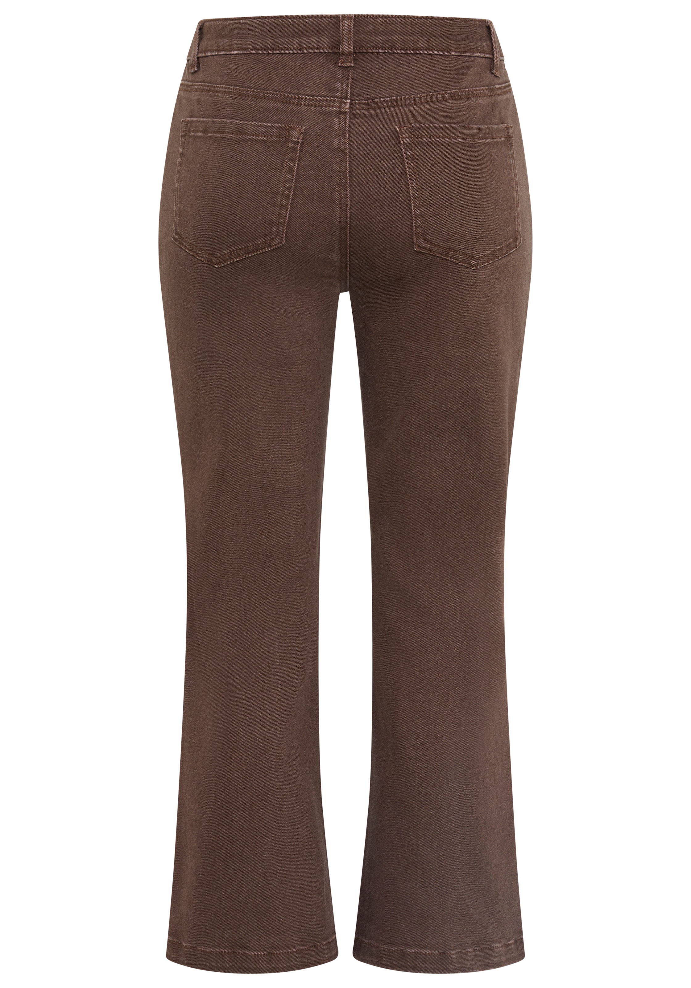 Tamaris Ankle-Jeans mit hoher Leibhöhe im cropped and flared Look