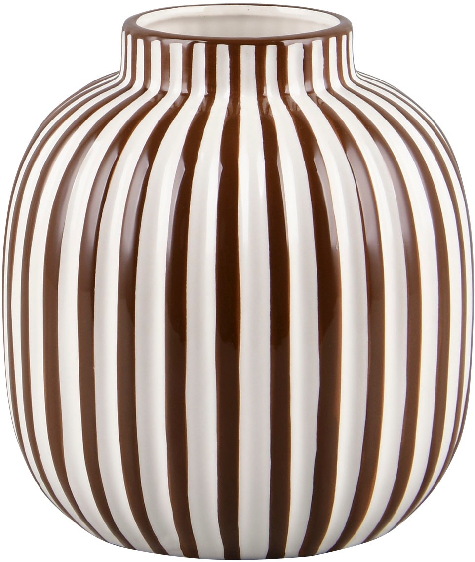 MIRRORS AND MORE Dekovase »SAVANNA« Dekovase mit  Streifen