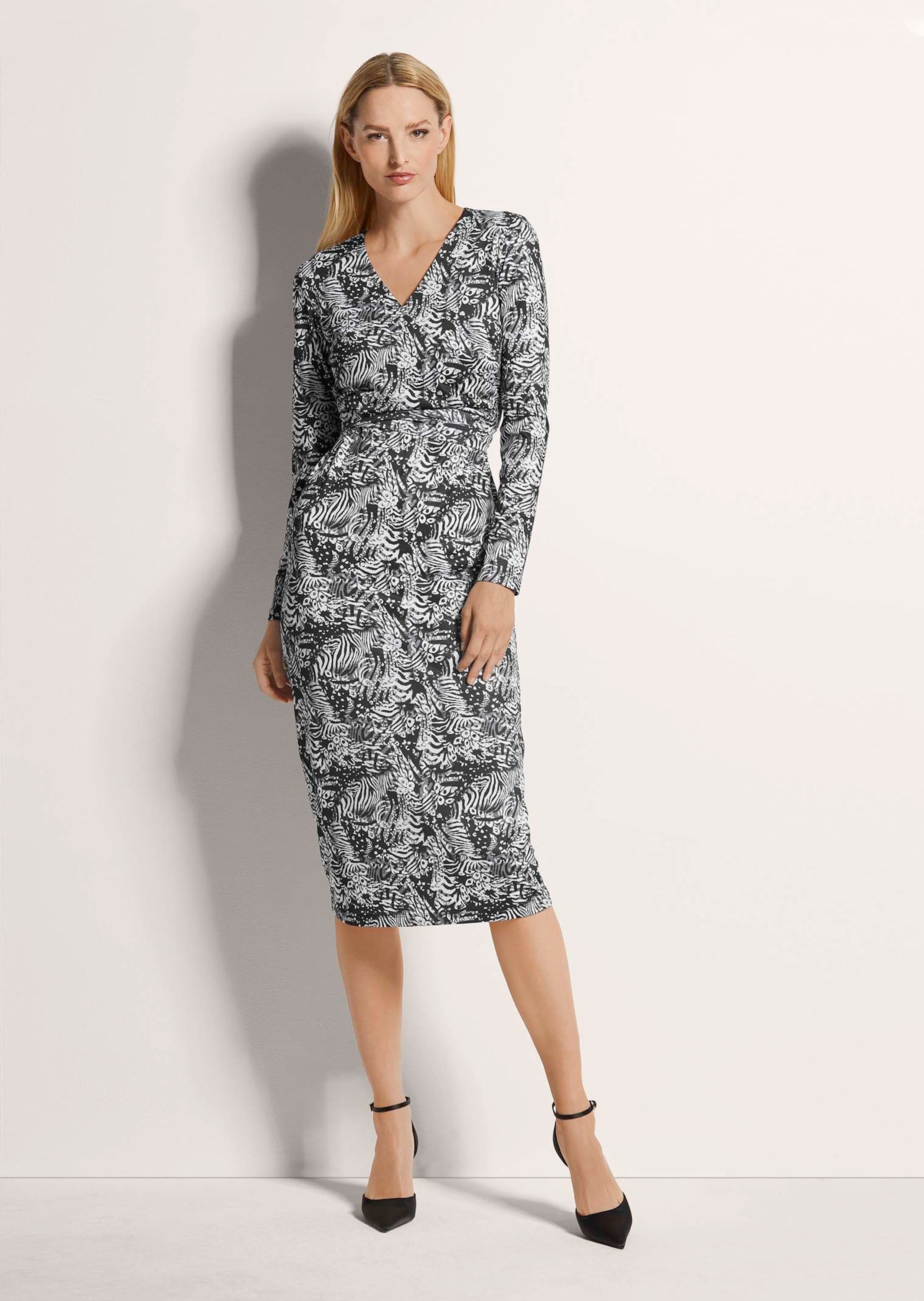 MADELEINE Midikleid »Kleid Kleid in Wickel-Optik«