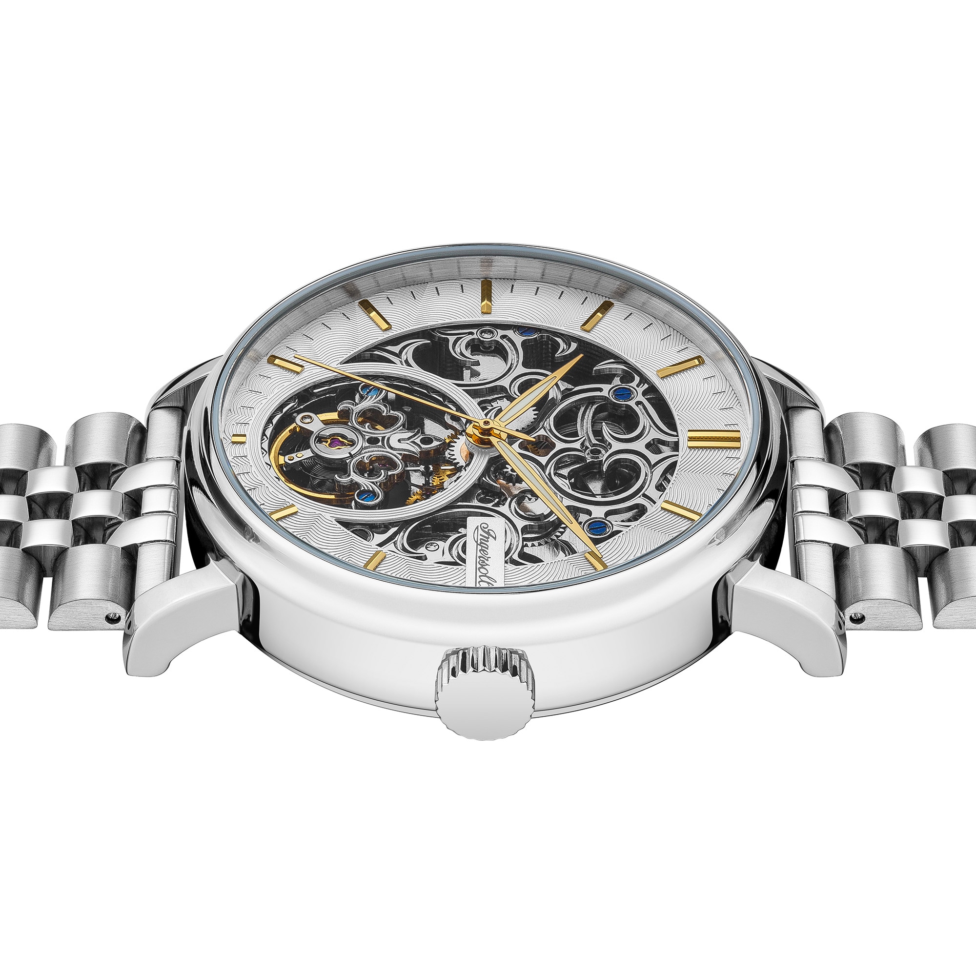 Ingersoll Automatikuhr »The Charles« Armbanduhr, Herrenuhr, Mechanische Uhr, Edelstahlarmband, analog