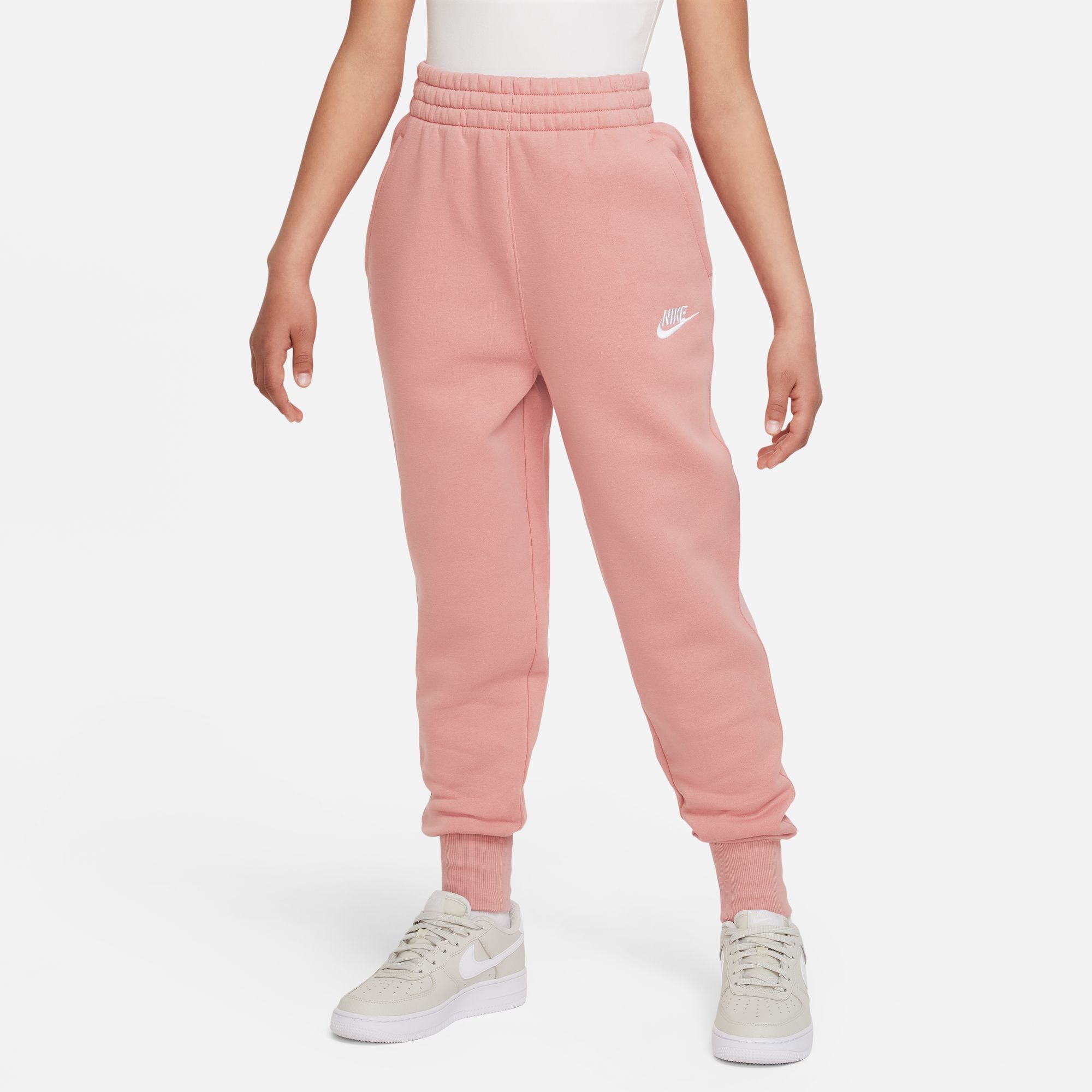 Nike Sportswear Jogginghose »CLUB FLEECE BIG KIDS\' (GIRLS\') HIGH-WAISTED  FITTED PANTS« online bei OTTO