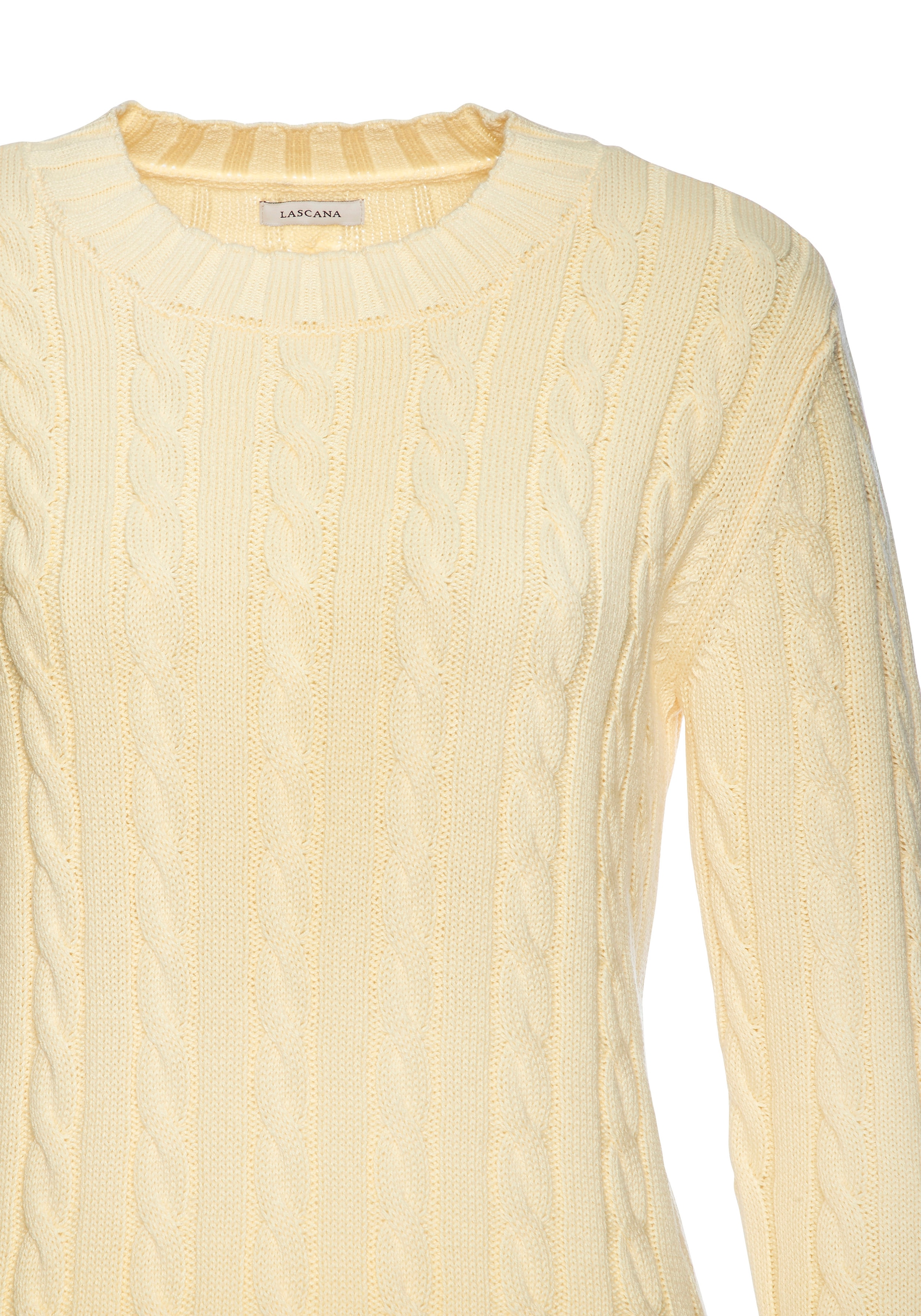 LASCANA Rundhalspullover