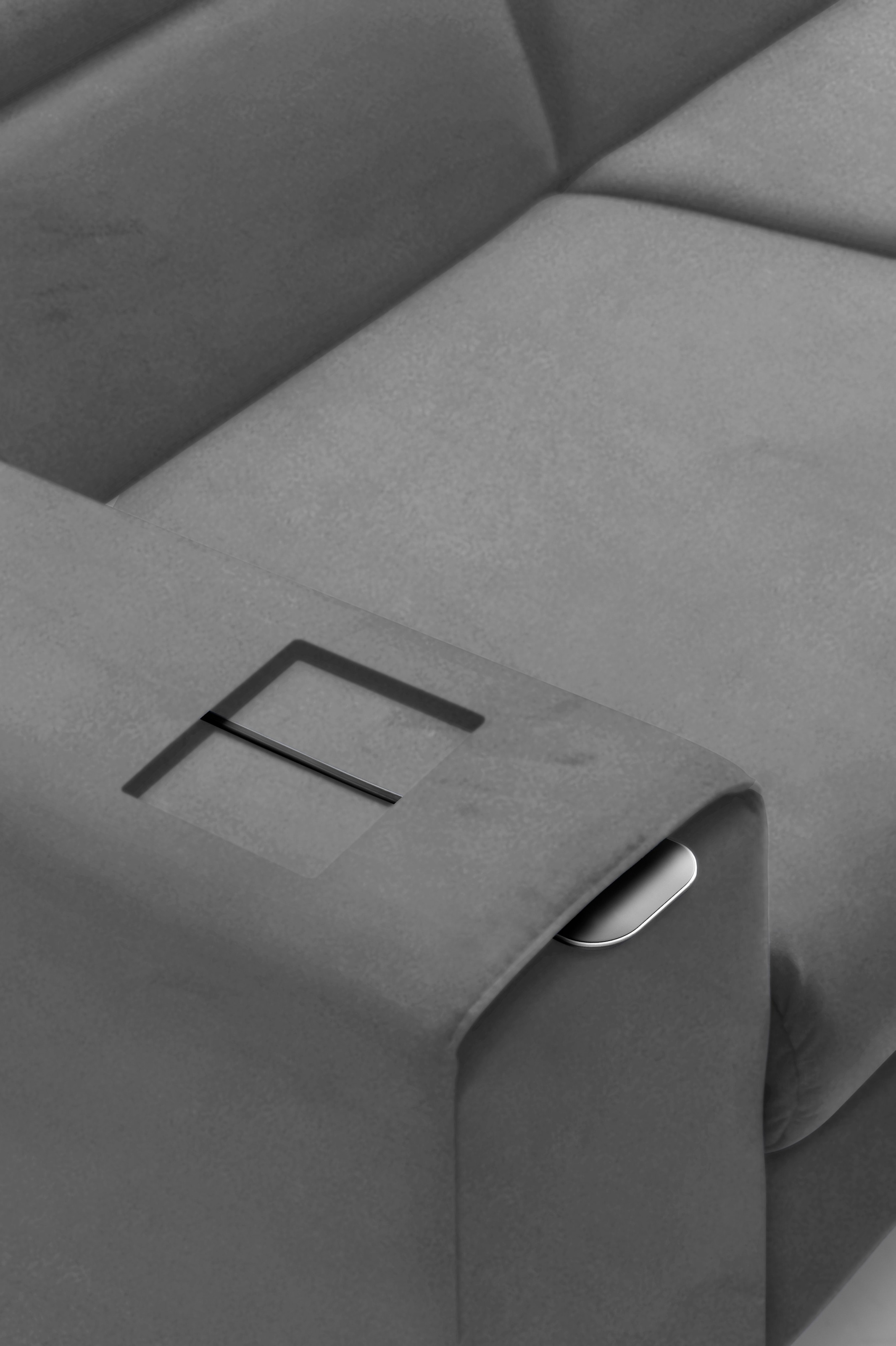 COTTA Polstergarnitur »Morven L-Form«, (Set), Set bestehend aus: Ecksofa mit Kopfteilverstellung & Hocker