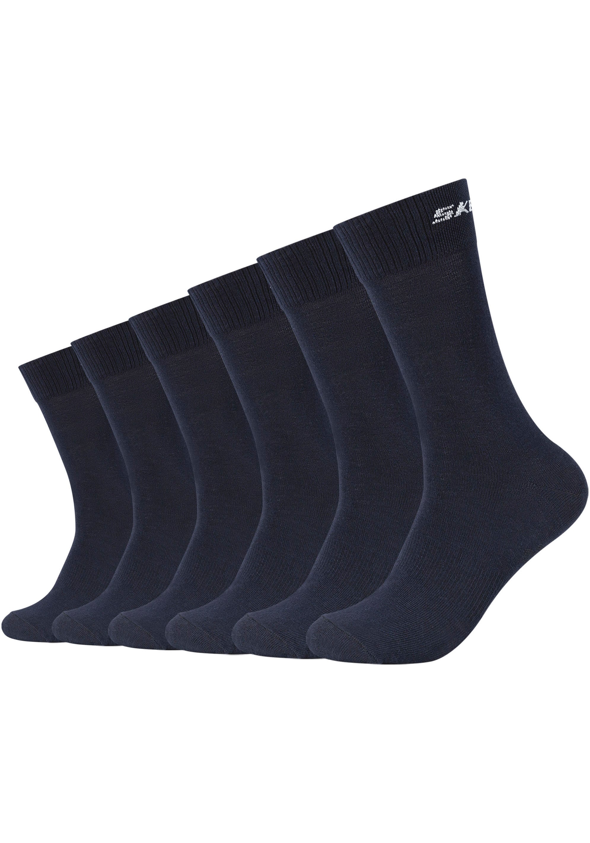 Skechers Socken »mesh ventilation«, (6er Pack), mit verstärktem Fersen- und Zehenbereich
