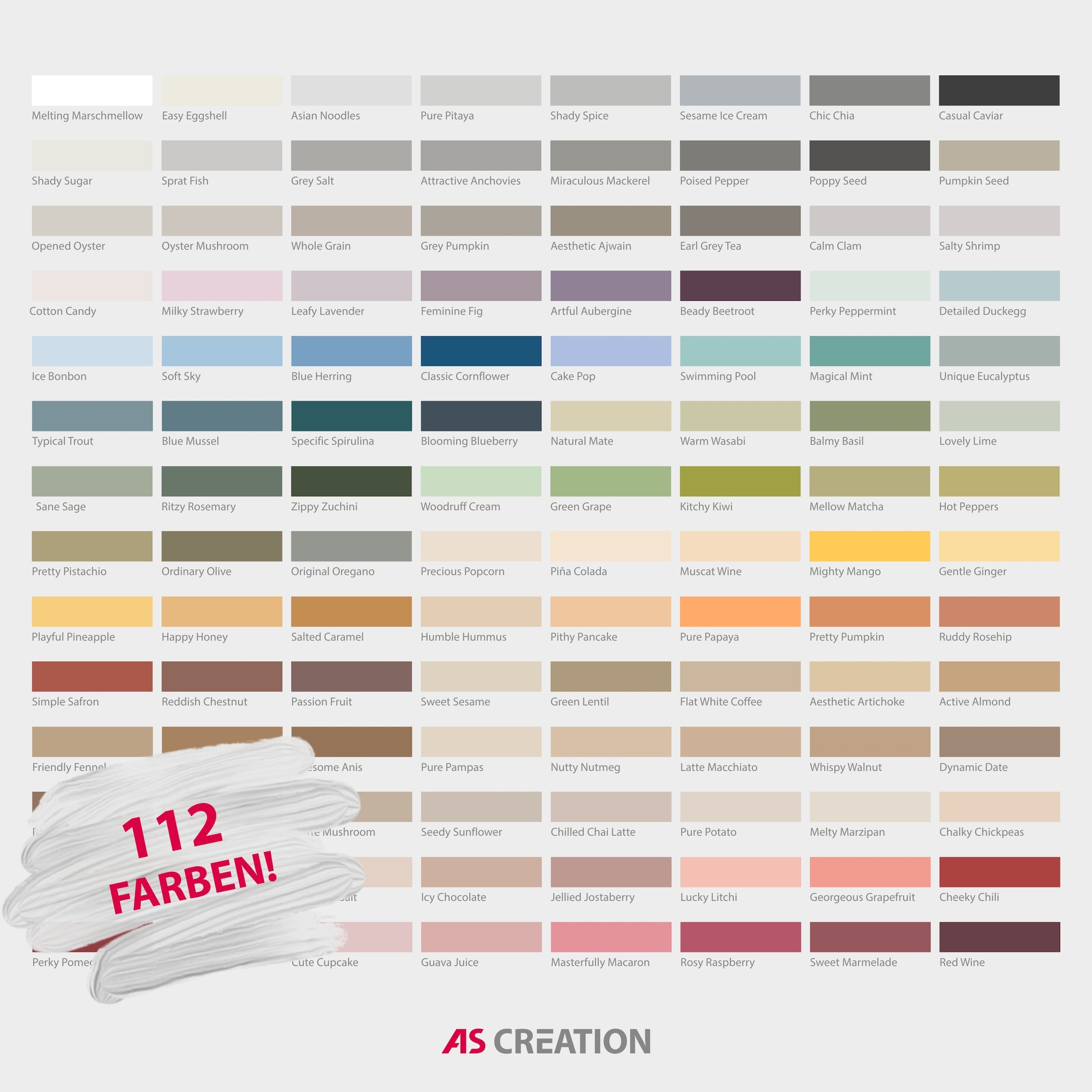 A.S. Création Wand- und Deckenfarbe »THE COLOR KITCHEN« seidenmatt, für Wohnzimmer Schlafzimmer Flur Küche, Blautöne