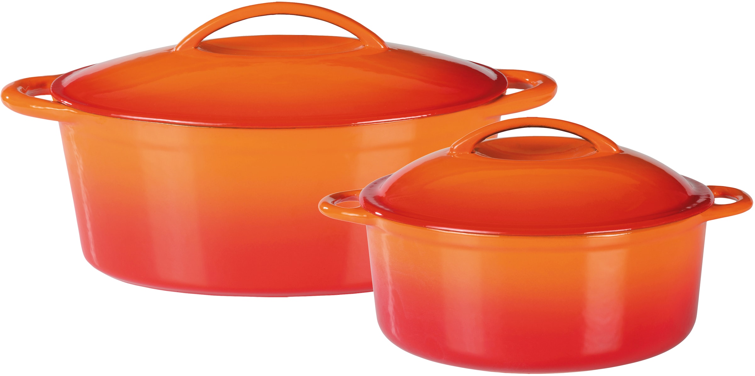 GSW Topf-Set »Orange Shadow«, Gusseisen, (Set, 4 tlg.), Induktion im OTTO  Online Shop