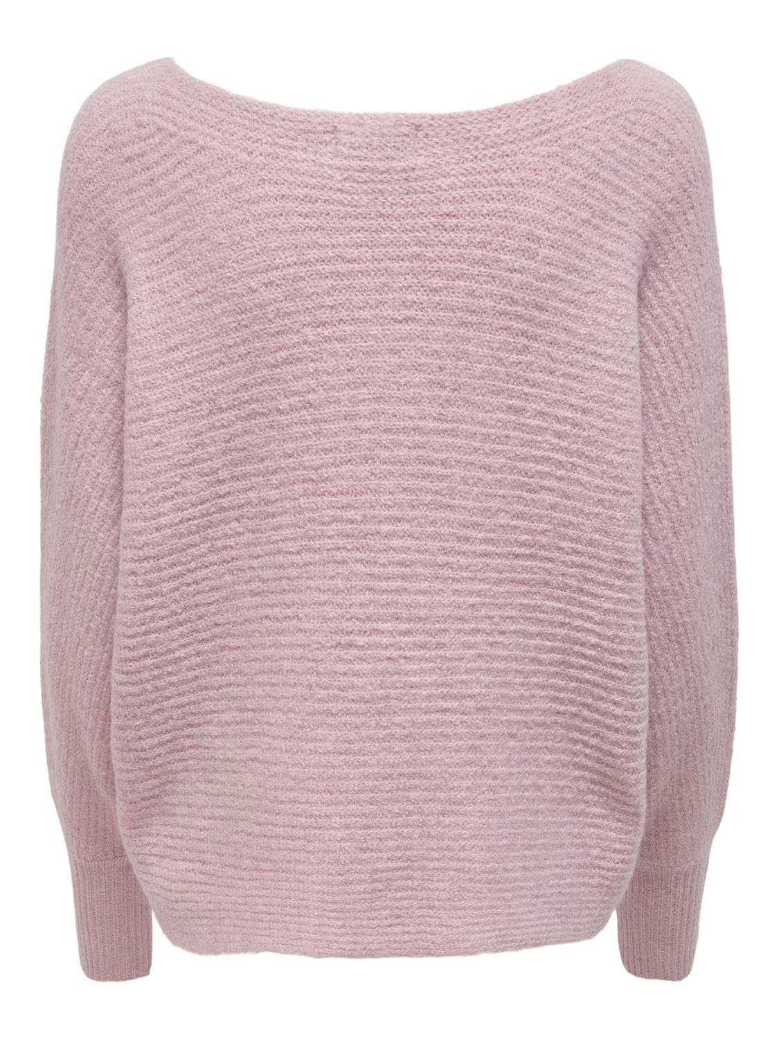 ONLY Strickpullover »ONLDANIELLA L/S PULLOVER KNT NOOS« Materialmix, regular fit