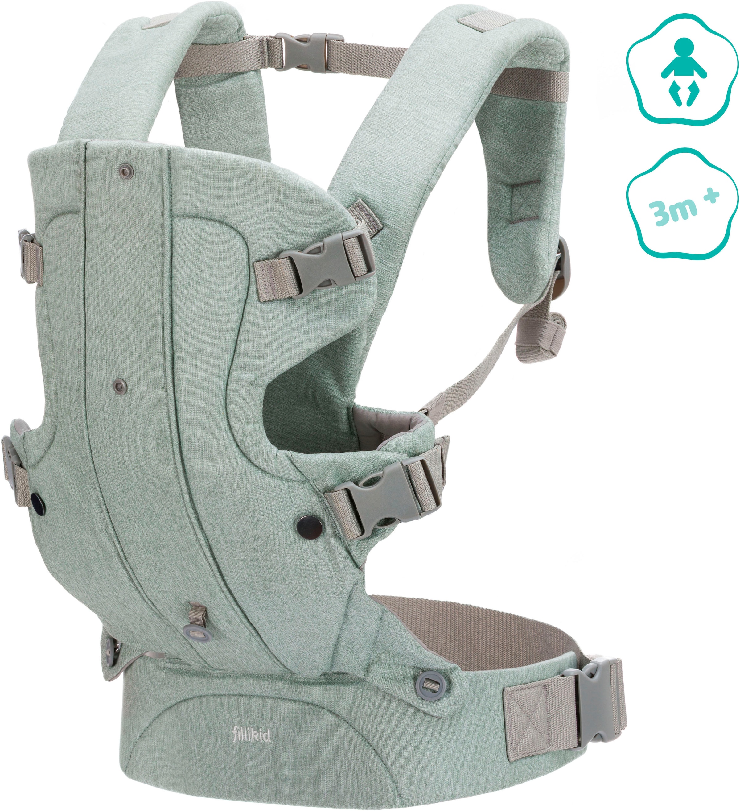 Fillikid Bauchtrage »WALK«, bis 15 kg
