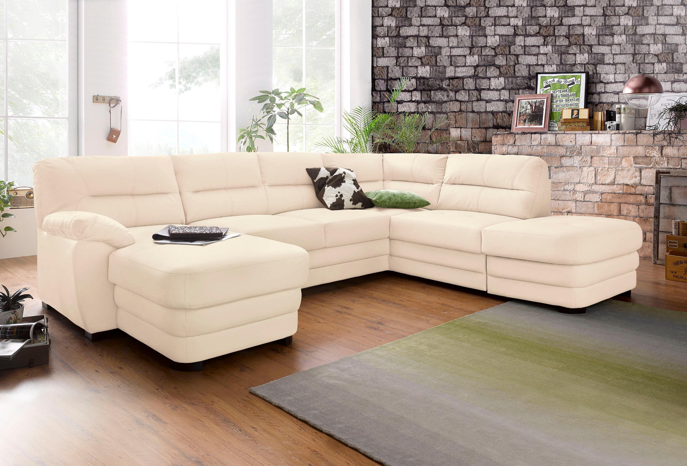 COTTA Wohnlandschaft »Royale U-Form« wahlweise mit Bettfunktion