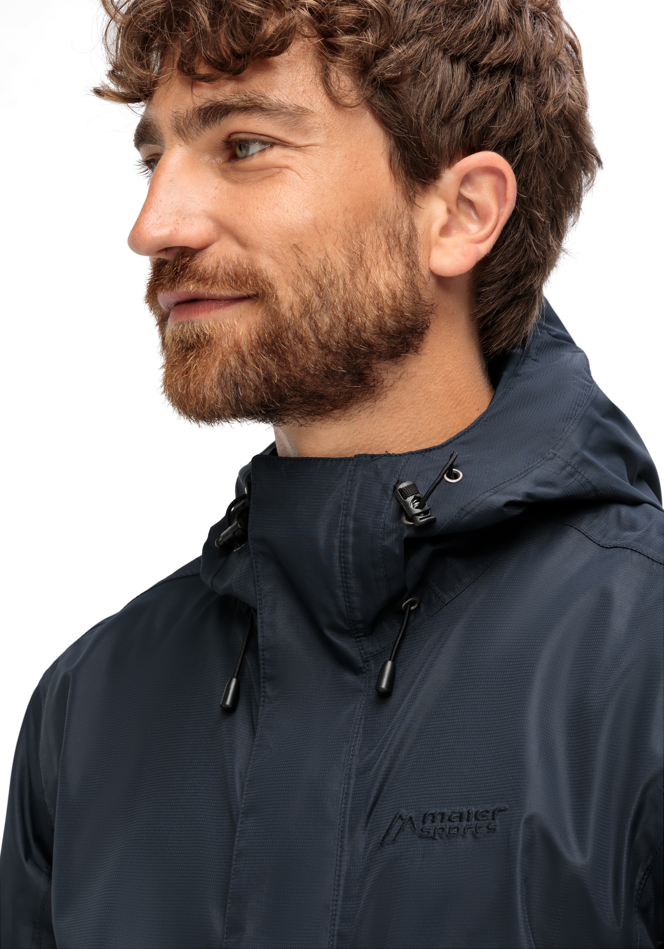Maier Sports Outdoorjacke »Abbenstein M«, Herren Jacke wasserdicht, Funktionsjacke 2 Taschen außen + Innentasche