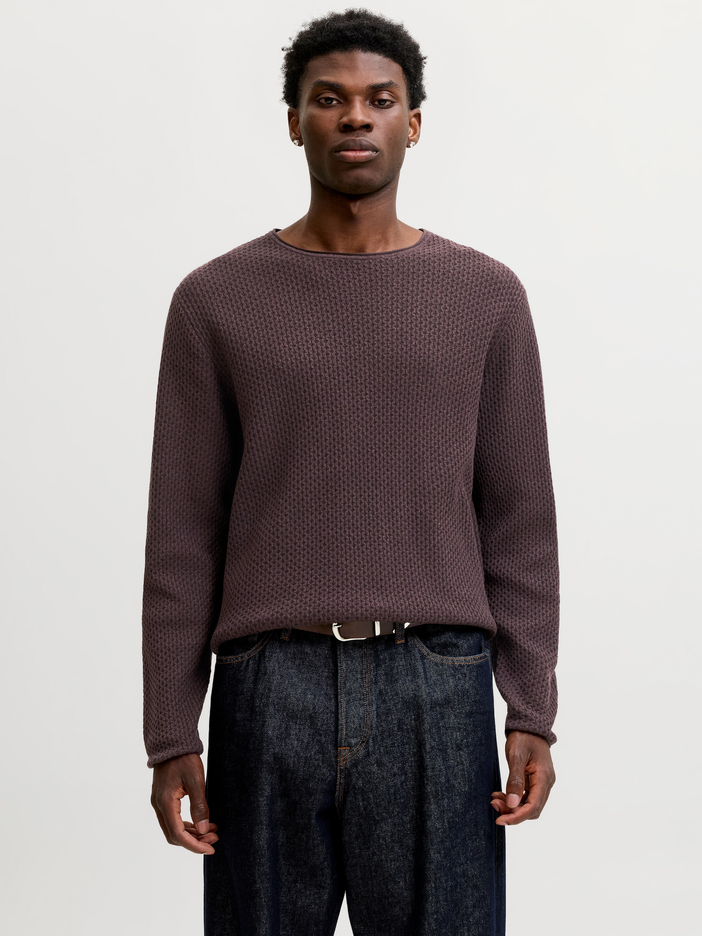 Jack & Jones Rundhalspullover »JPRBLUMASON KNIT CREW NECK SN« Baumwolle, regular fit