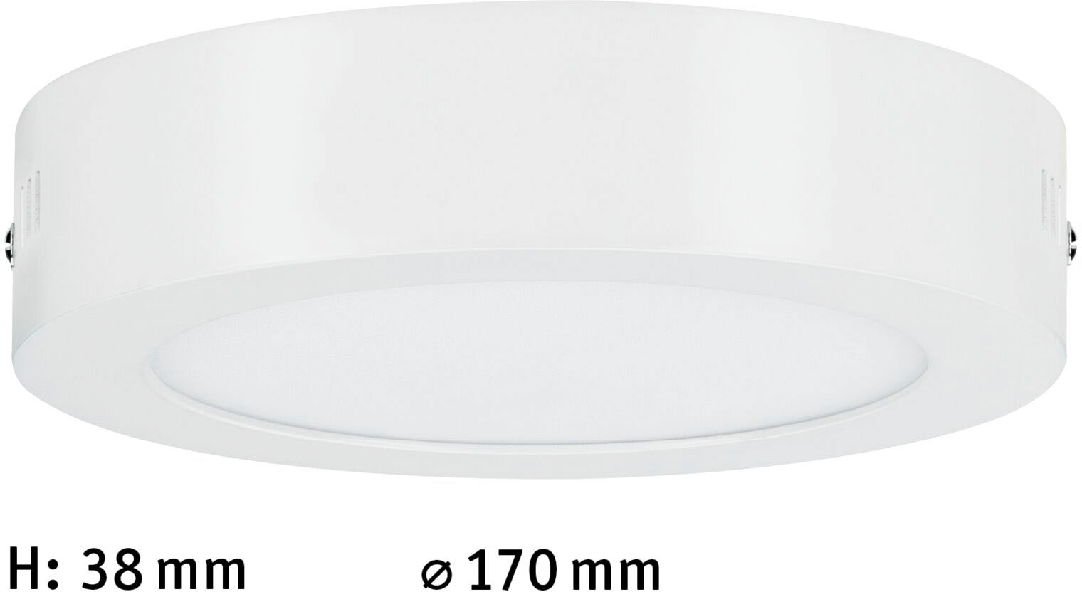 Paulmann LED Deckenleuchte »Lunar« 1 Stk. Warmweiß
