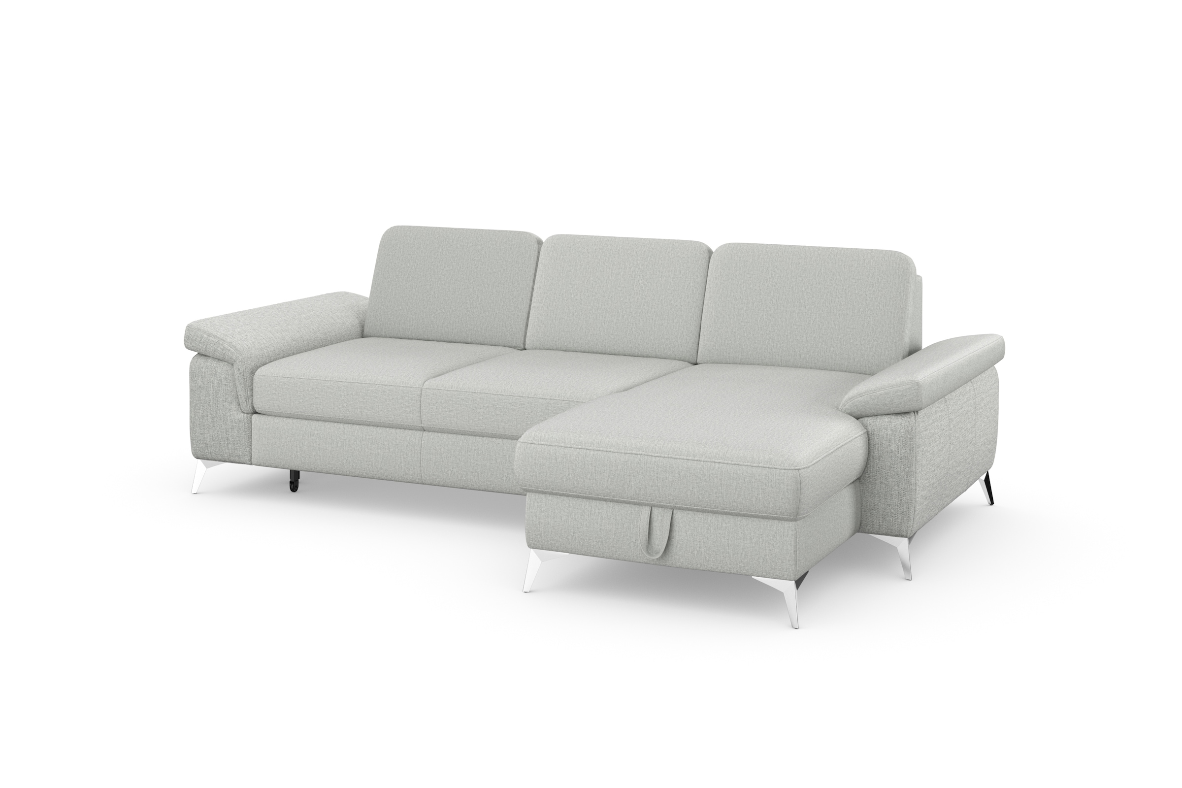 sit&more Ecksofa »Padua L-Form«, inklusive Sitztiefenverstellung, Armteilfunktion und Federkern