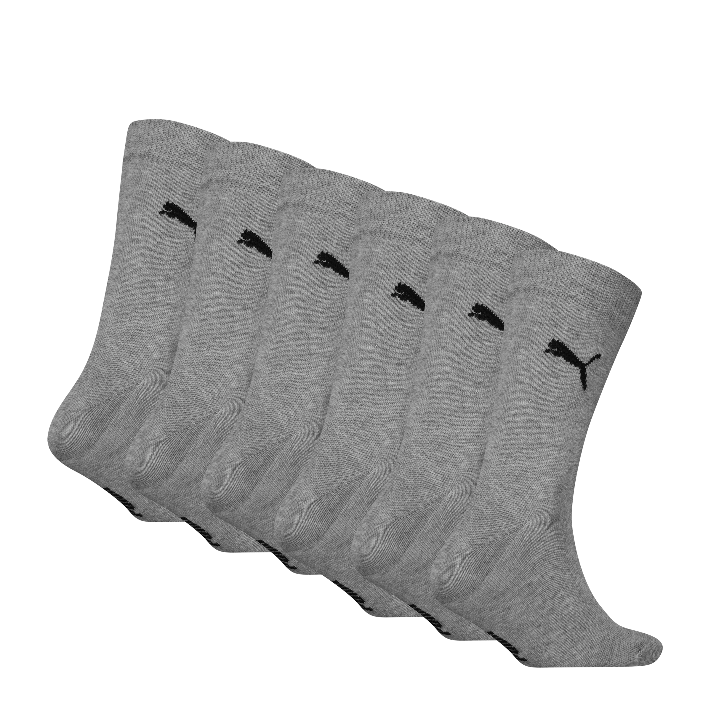 PUMA Socken »PUMA KIDS EASY RIDER 6P ECOM«, (6 Paar), Sportsocken, Rippenbündchen, Logo