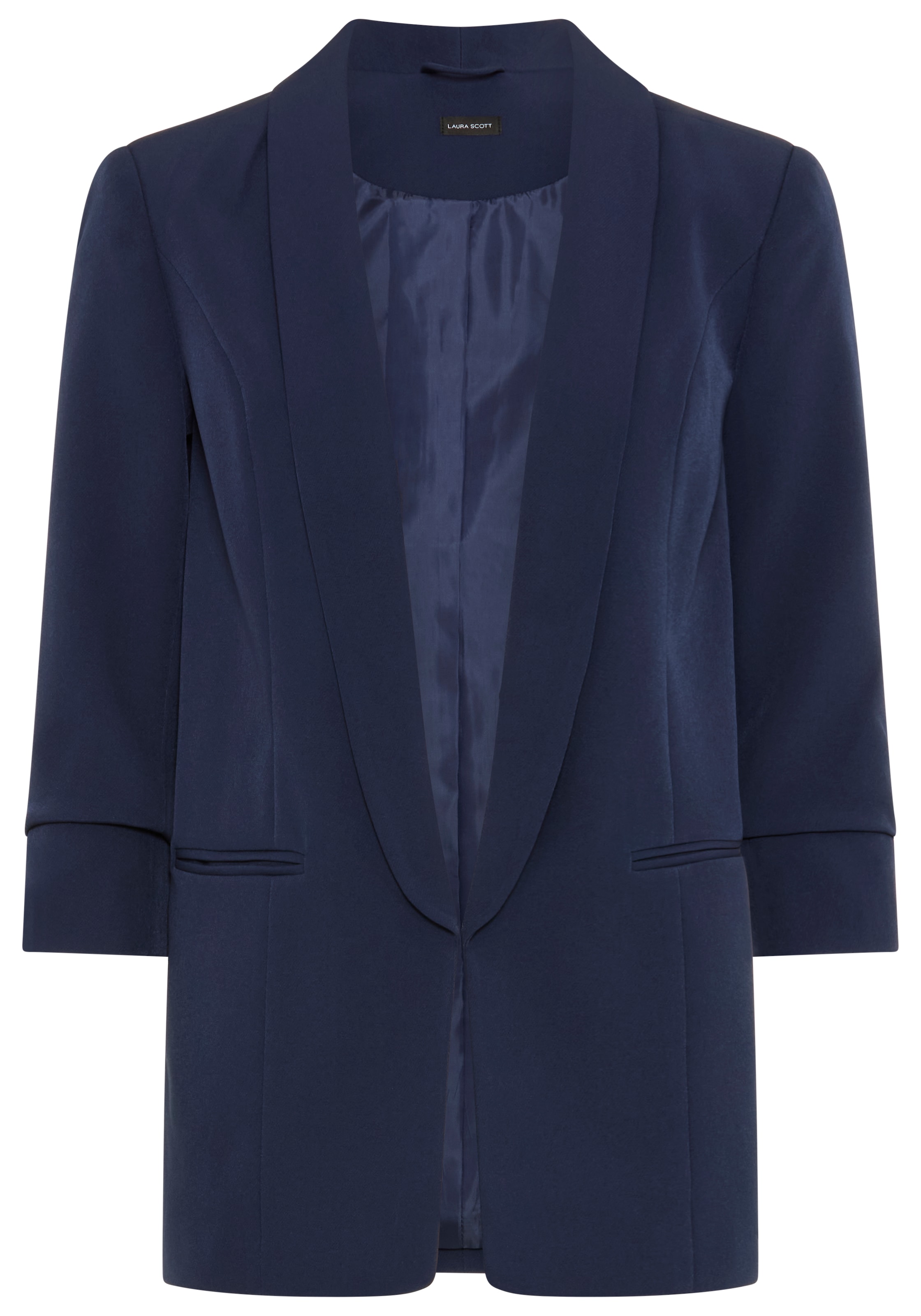Laura Scott Longblazer mit gerafften Ärmeln