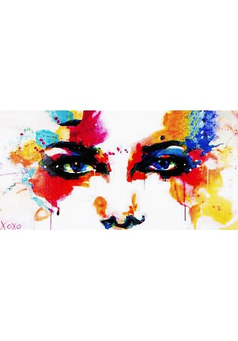 my home Gemälde »XOXO / Colourful Face«, (100/3,5/50 cm) kaufen