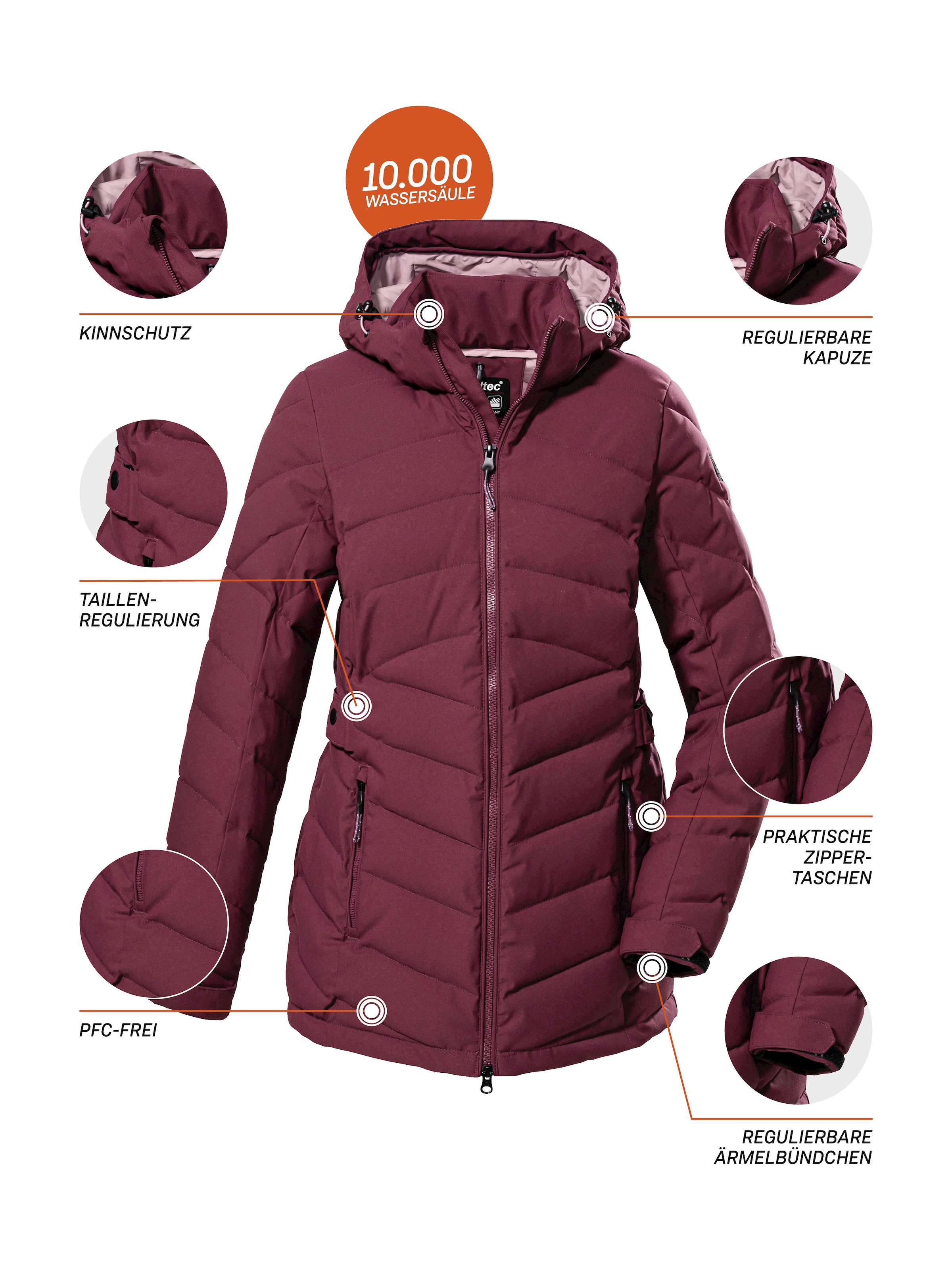 Killtec Steppjacke »KOW 61 WMN QLTD JCKT«