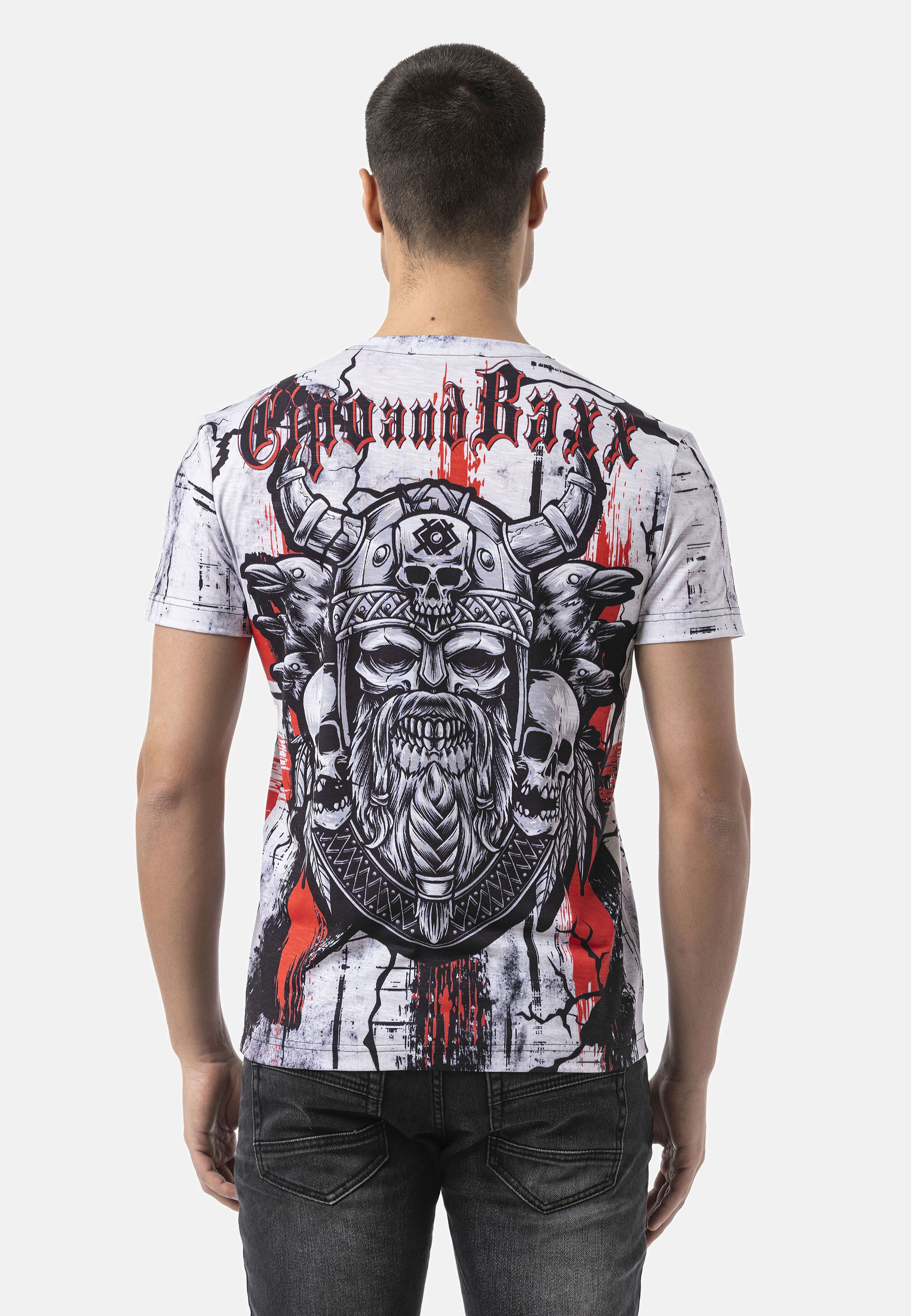 Cipo & Baxx T-Shirt »CT819« vollflächigen Digitaldruck