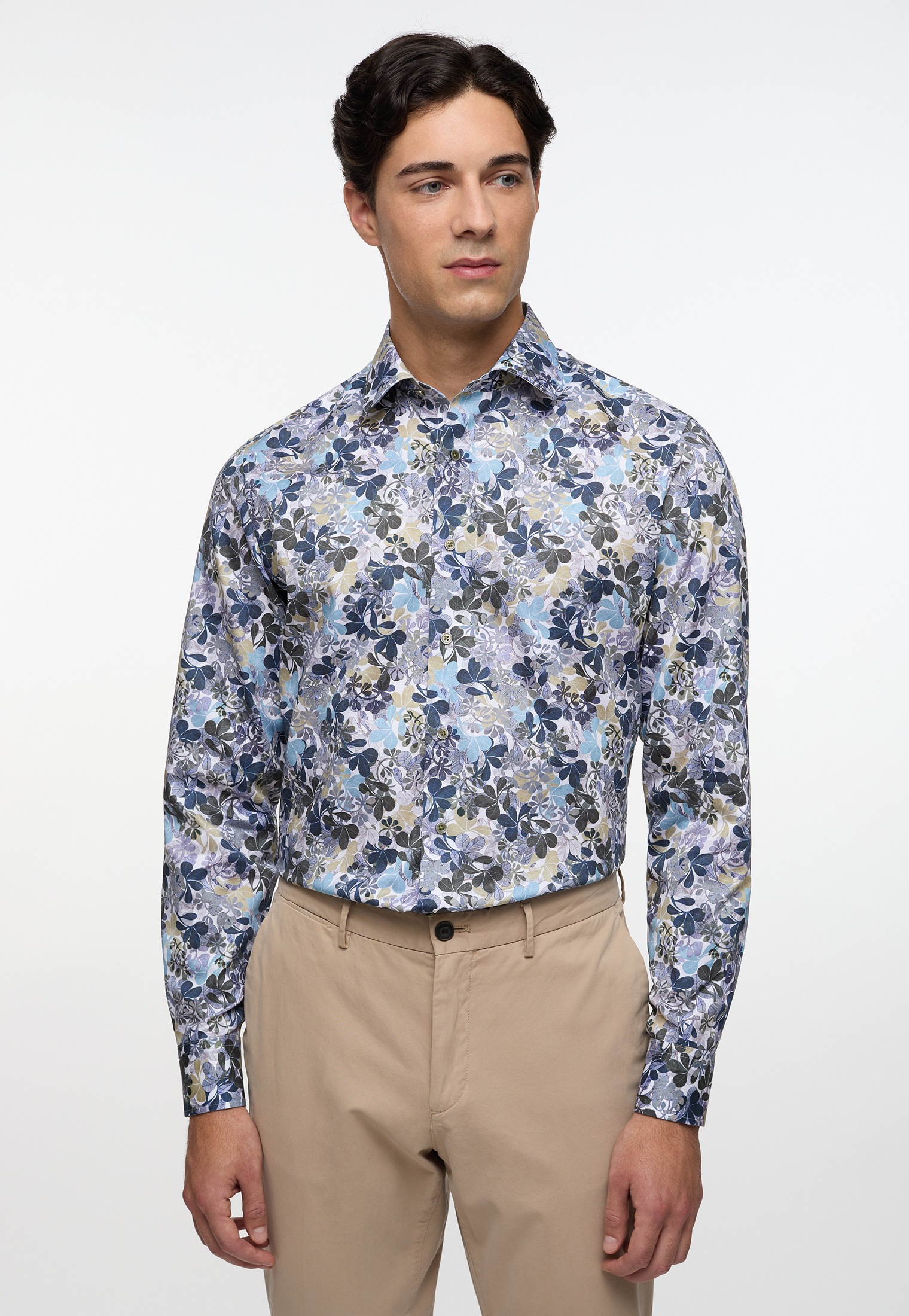 Eterna Langarmhemd »SLIM FIT« NON IRON (bügelfrei)